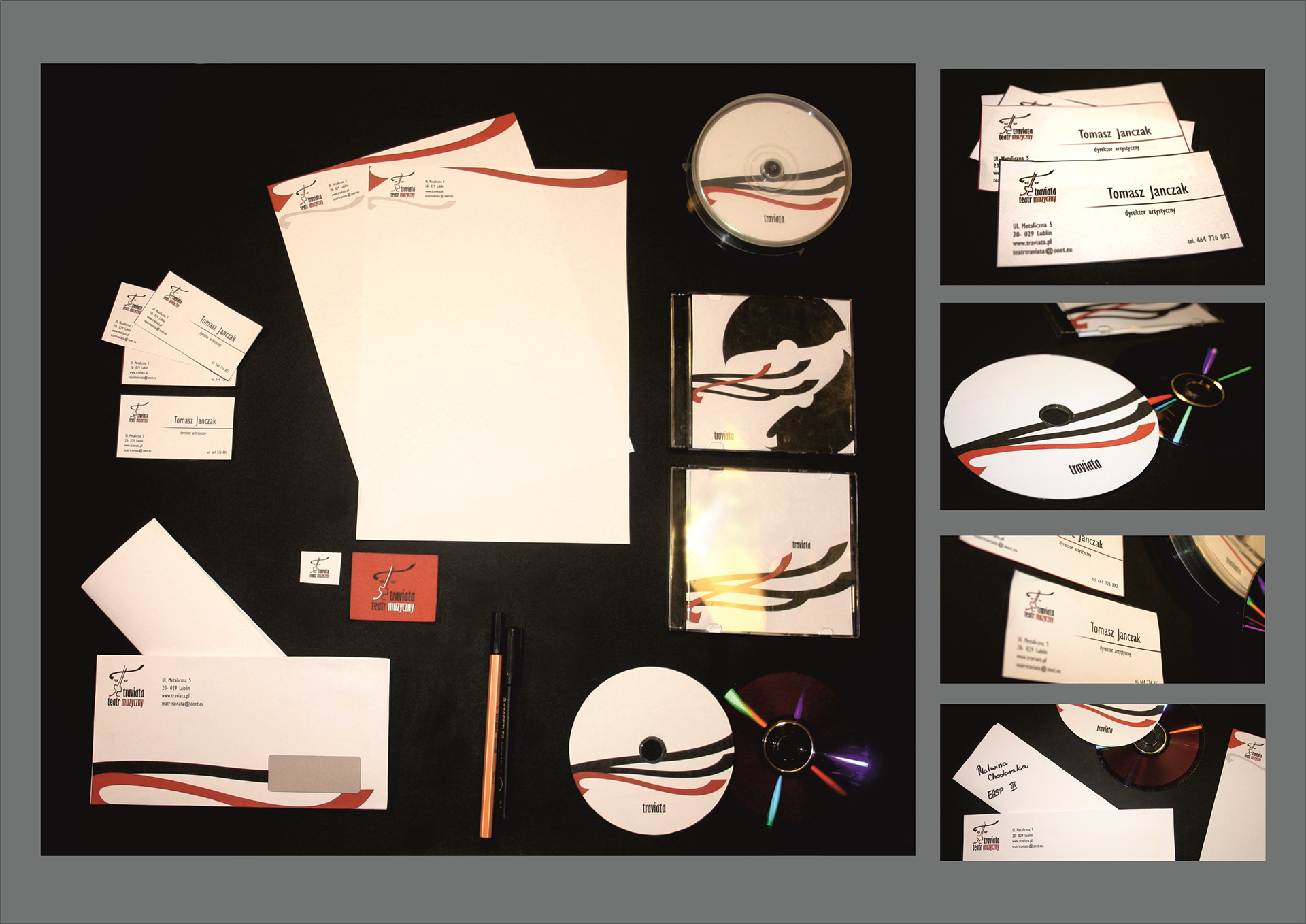 Malwina Chodorska Projekt identyfikacja wizualizacja