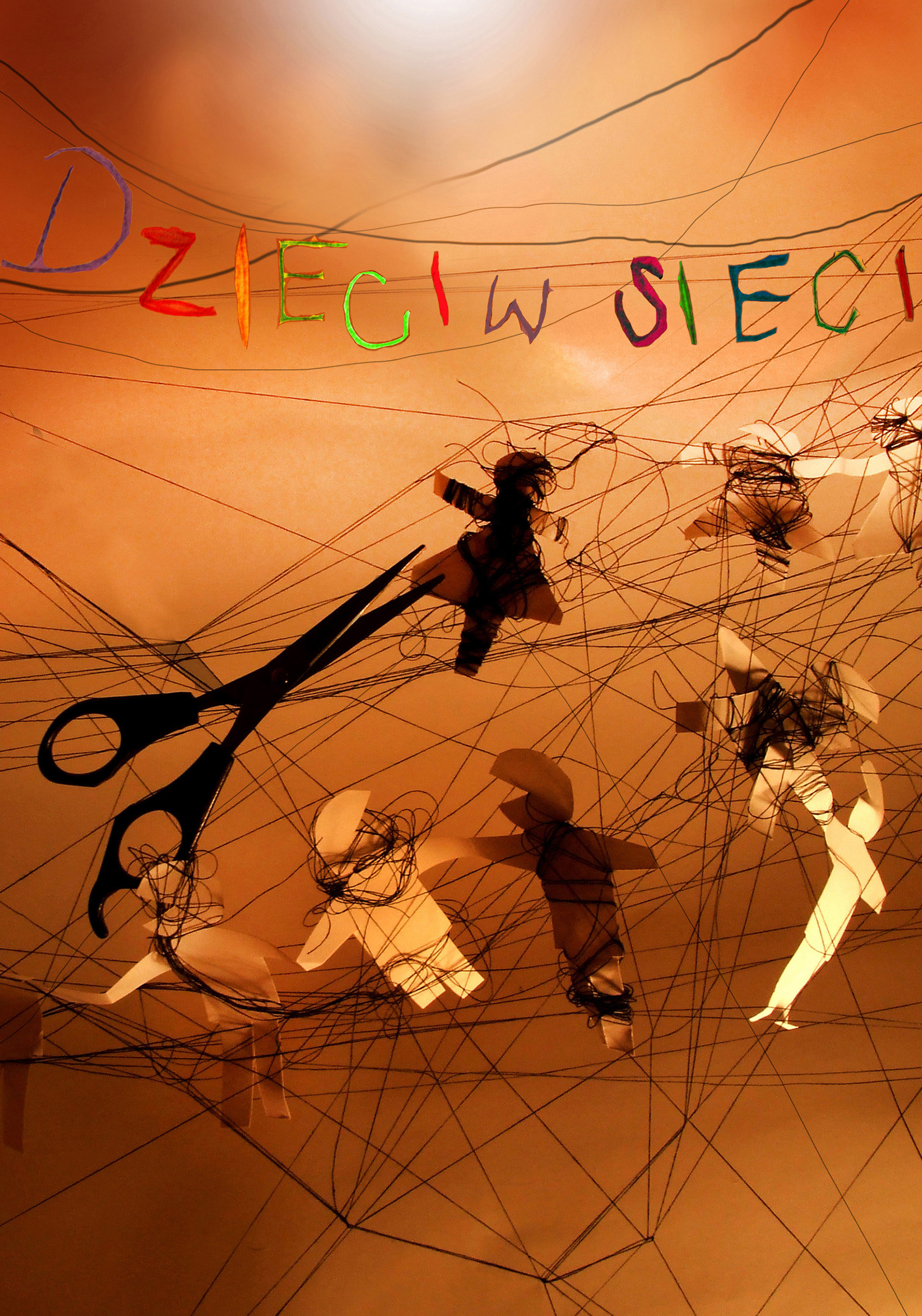 Joanna Jankowska Plakat Dzieci w sieci