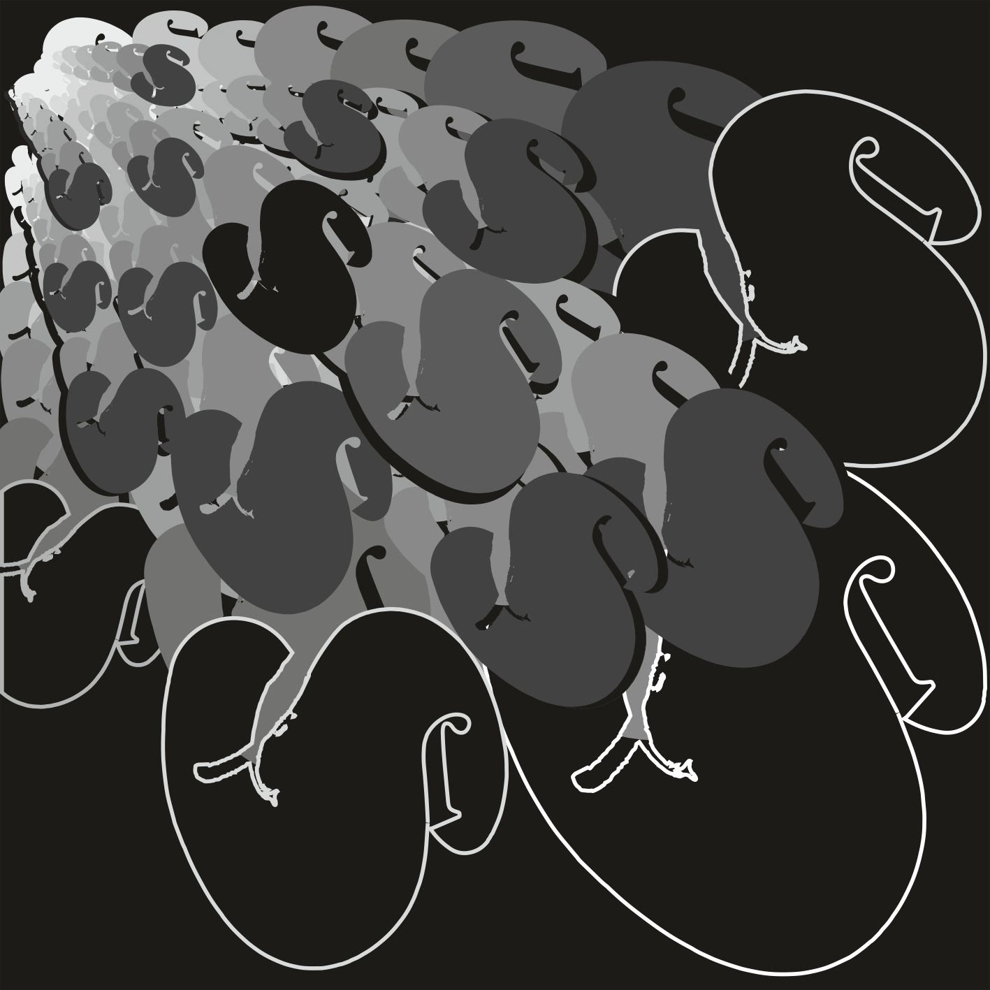 Julia Sotkiewicz Monogram kompozycja