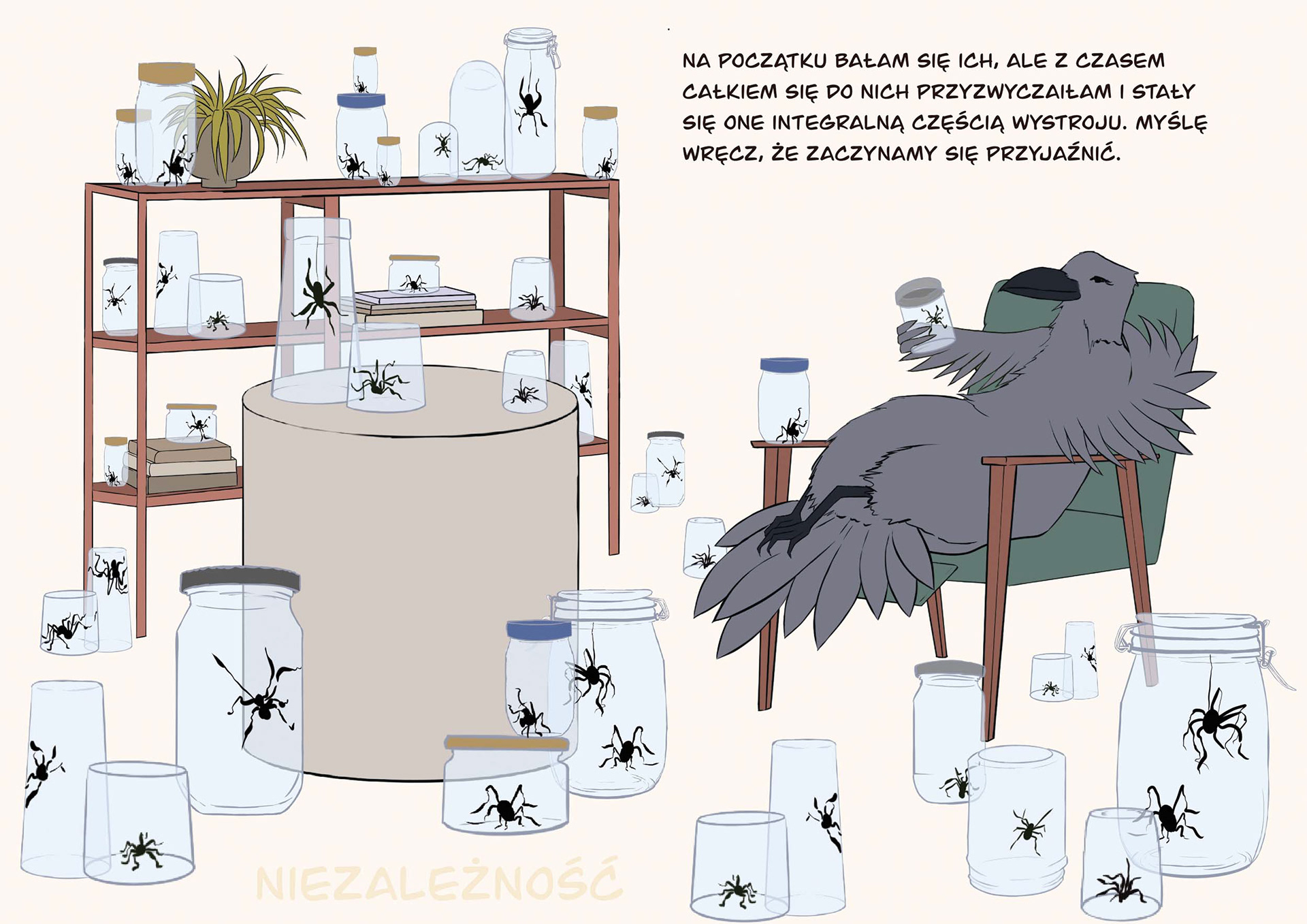 Urszula Sarnowska, Girl power - ilustracja do zina /II r. Grafika