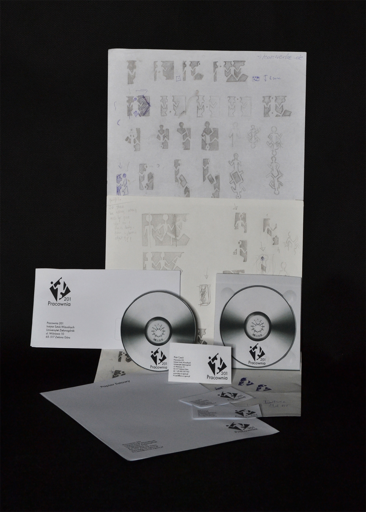 Marlena Baranik Projekt identyfikacji wizualizacja