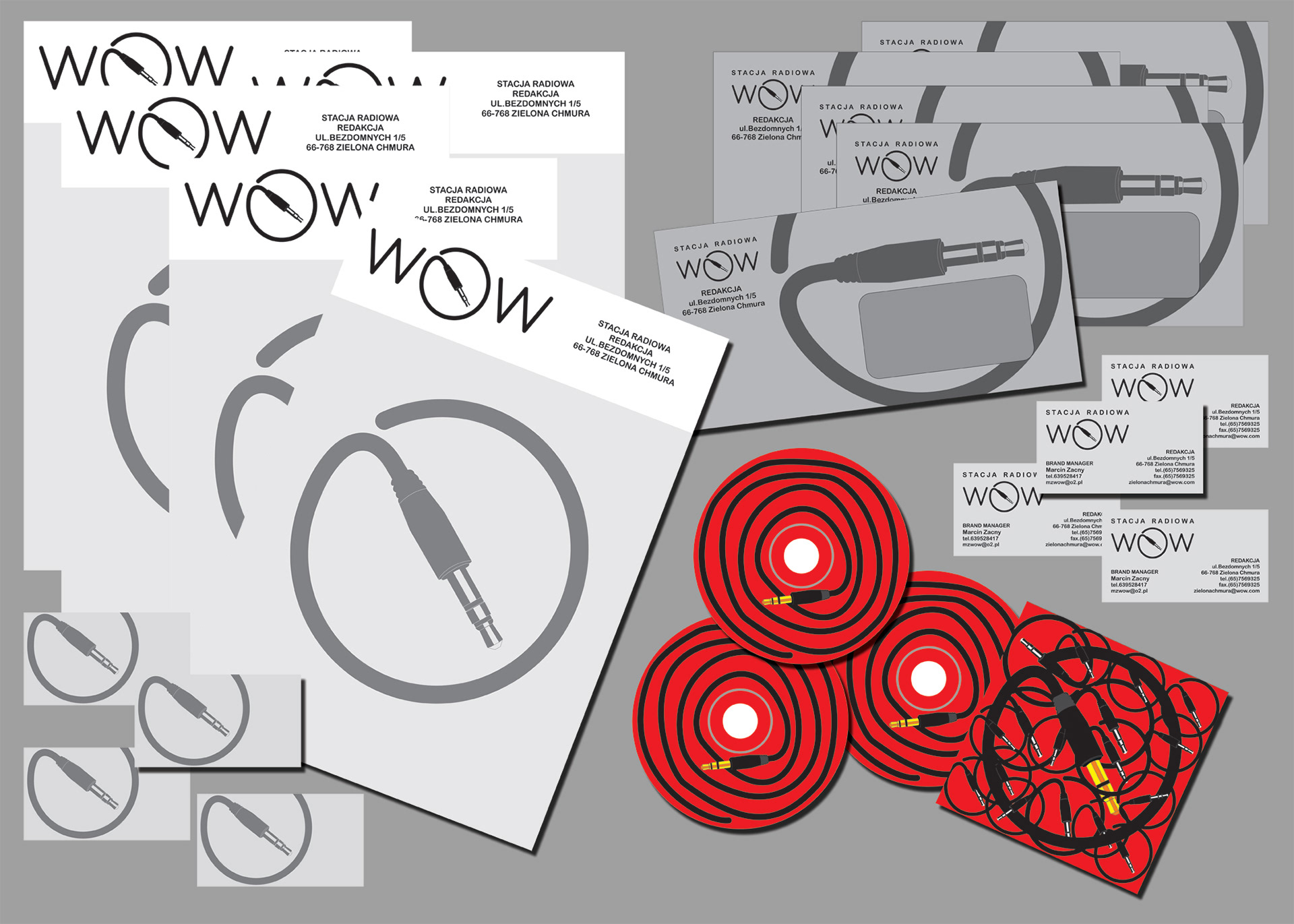 Magda Butrym Projekt identyfikacji wizualizacja