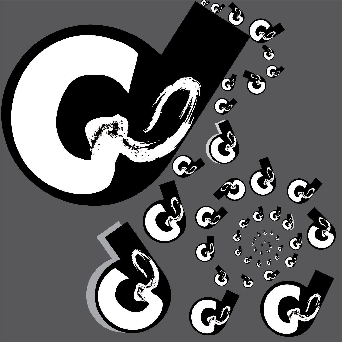 Daria Grabsztunowicz Monogram kompozycja