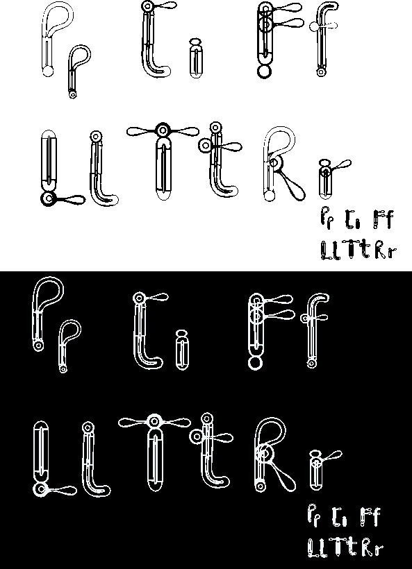 Aleksandra Mielińska, Projekt liter