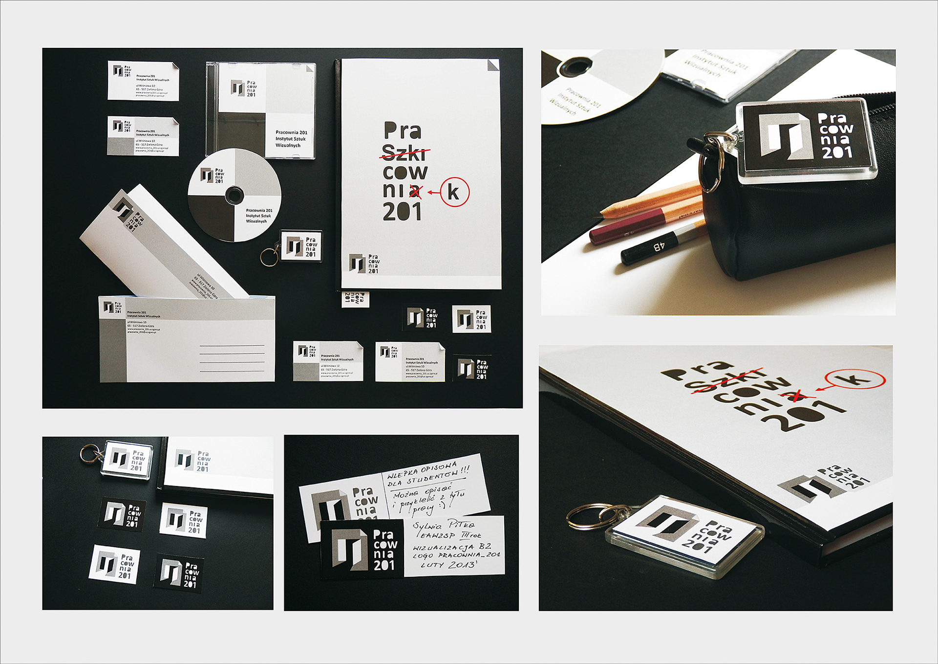 Sylwia Piłka Projekt identyfikacja wizualizacja