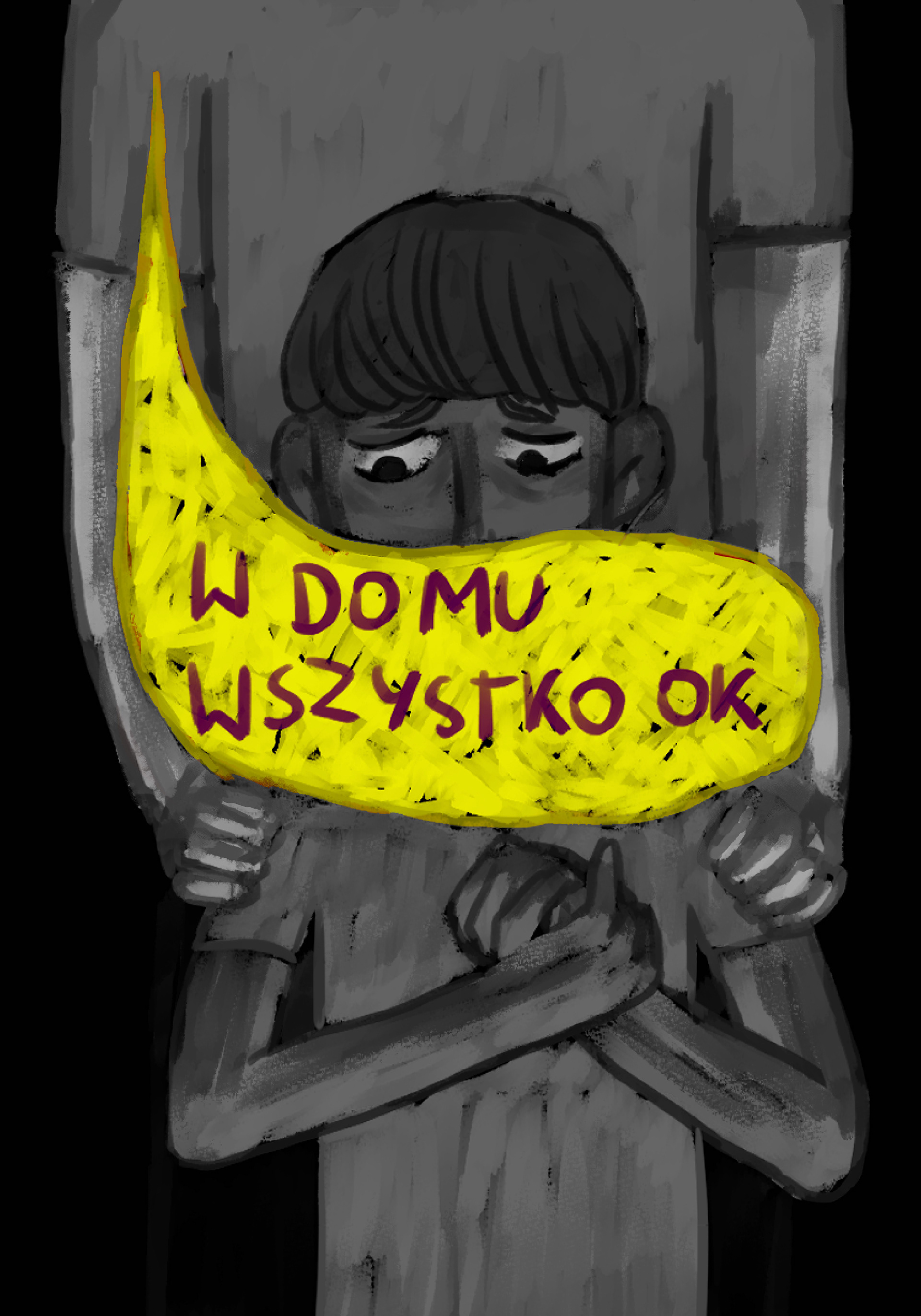 Cosma Kincel Plakat Bezgłos/ III r. Grafika