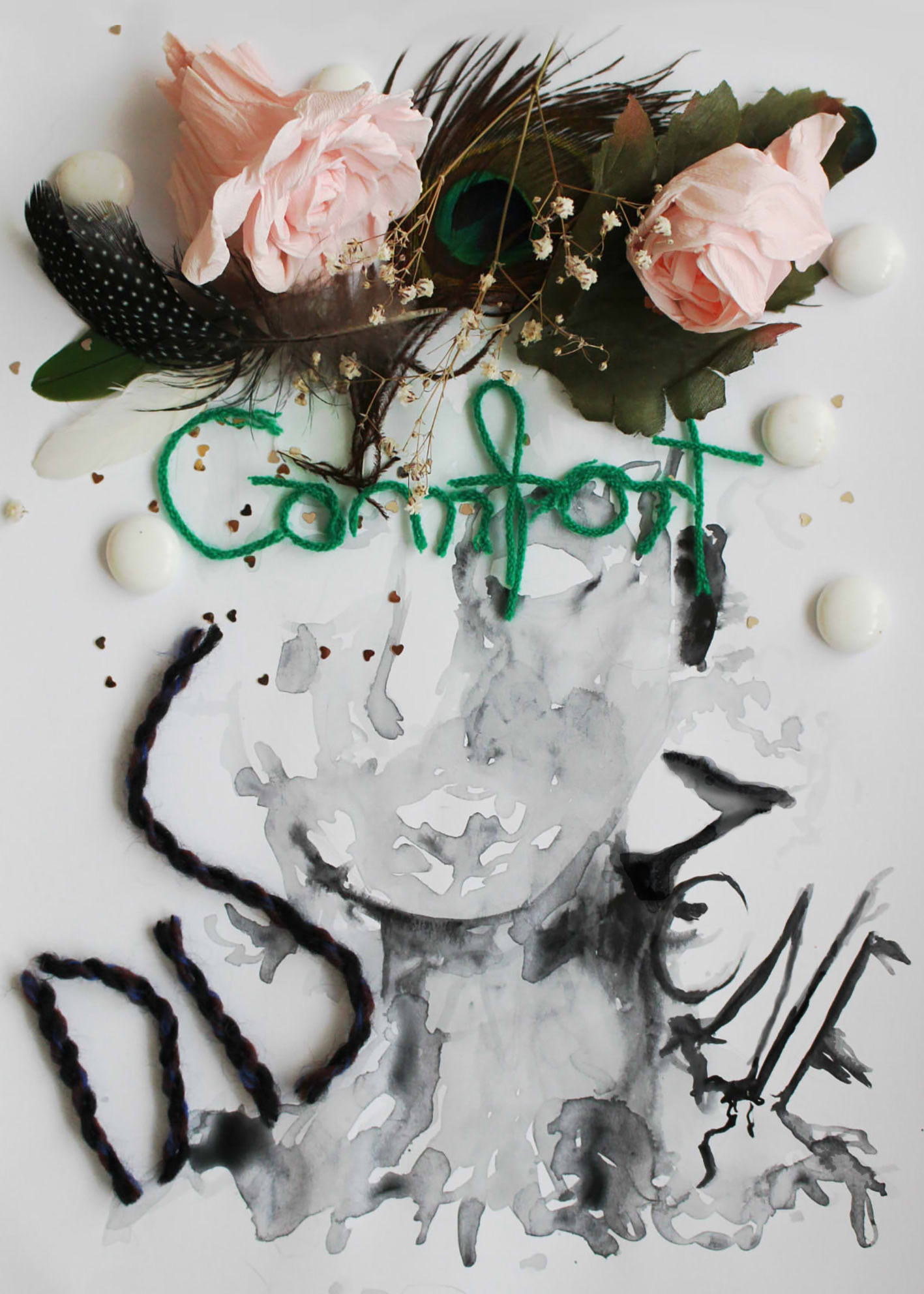 Małgorzata Samjedna II r. SW, Plakat - prezentacja - ilustracja: „(Dis)comfort zone”
