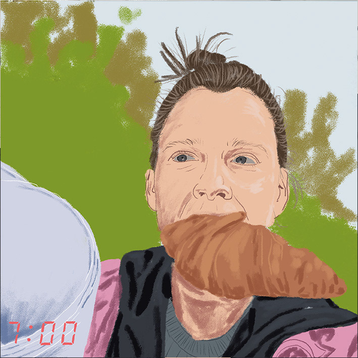Patrycja Pustelny, Kolejny dzień /II r. Grafika