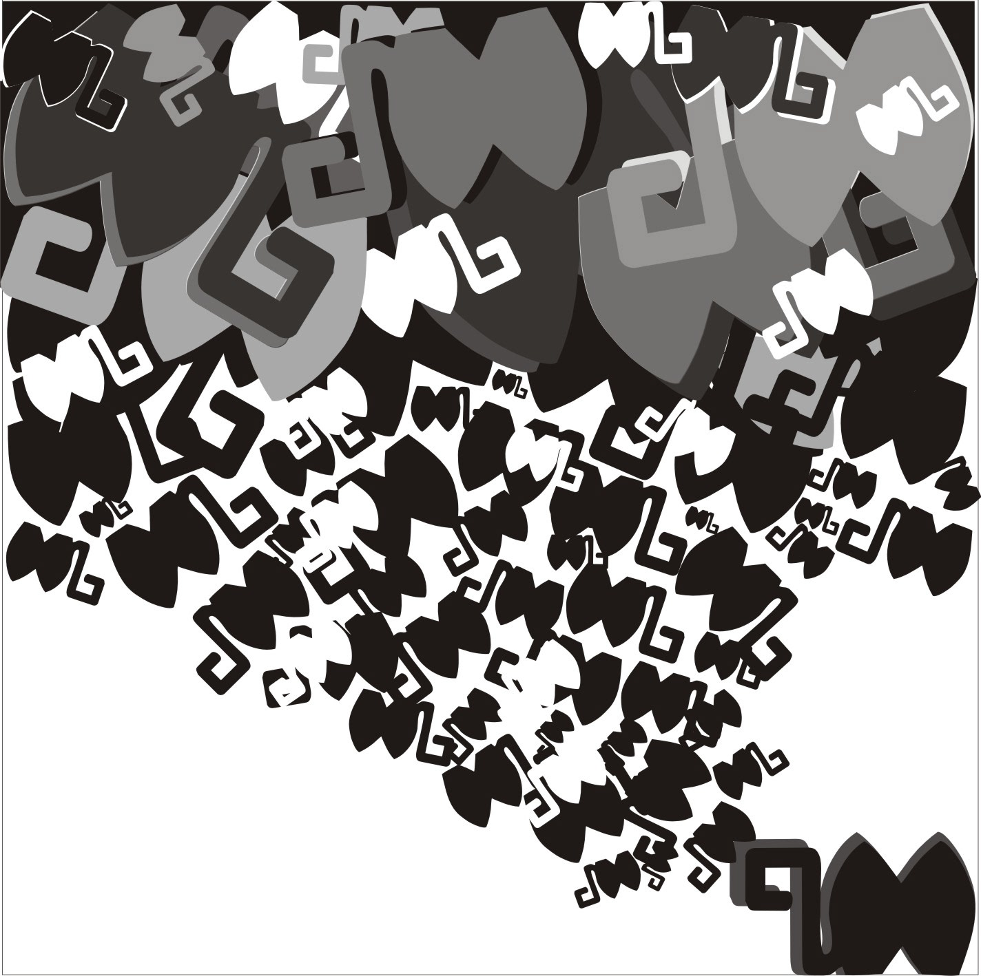 Martyna Pierzchała Monogram Kompozycja