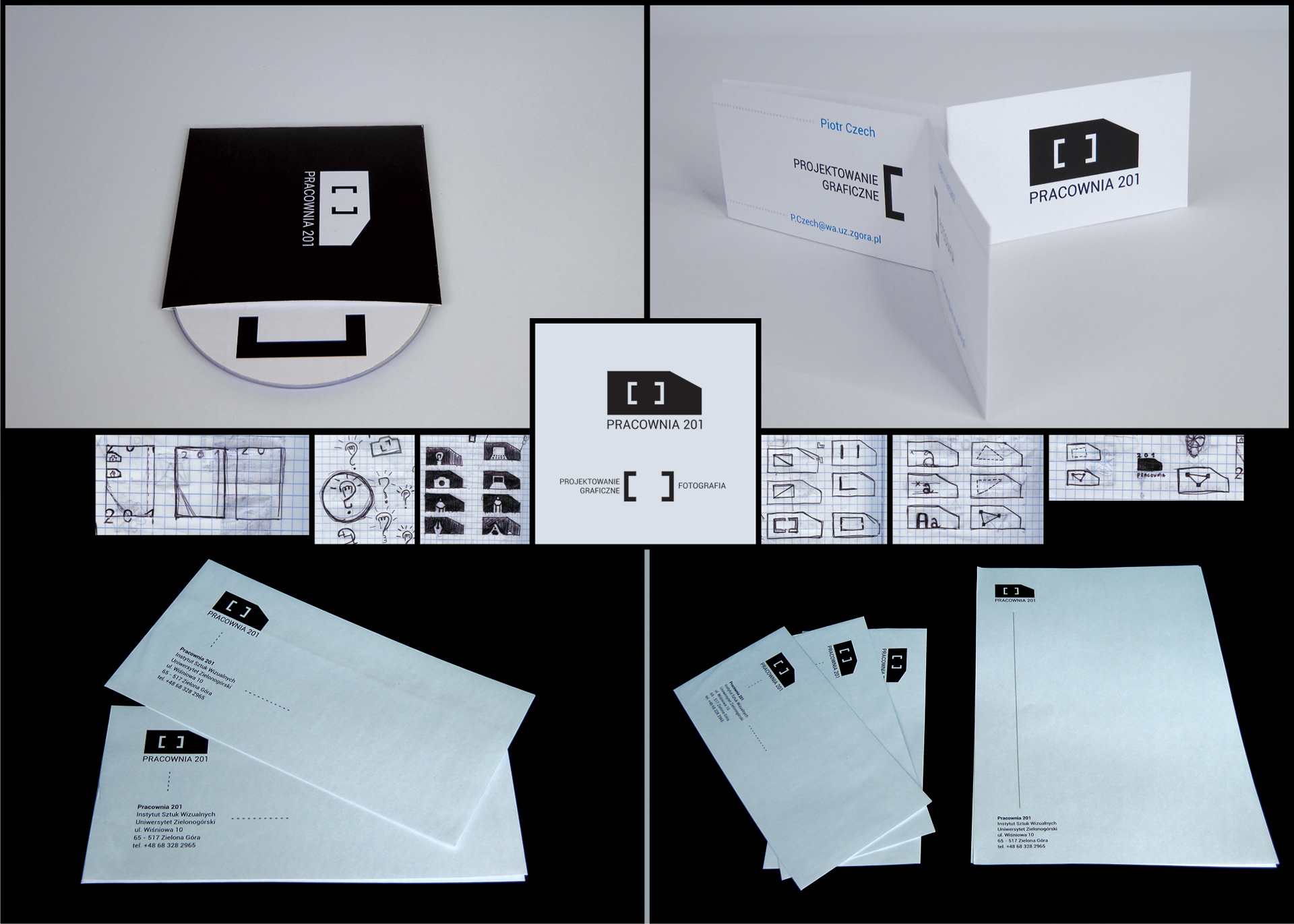 Michał Sarnowski Projekt identyfikacja wizualizacja