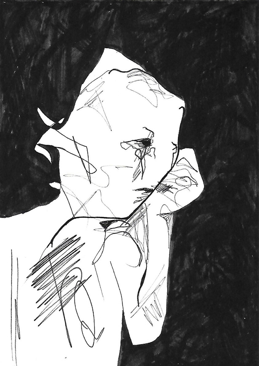 Natalia Walewska Izolacja/Integracja cykl ilustracji, III r. Grafika