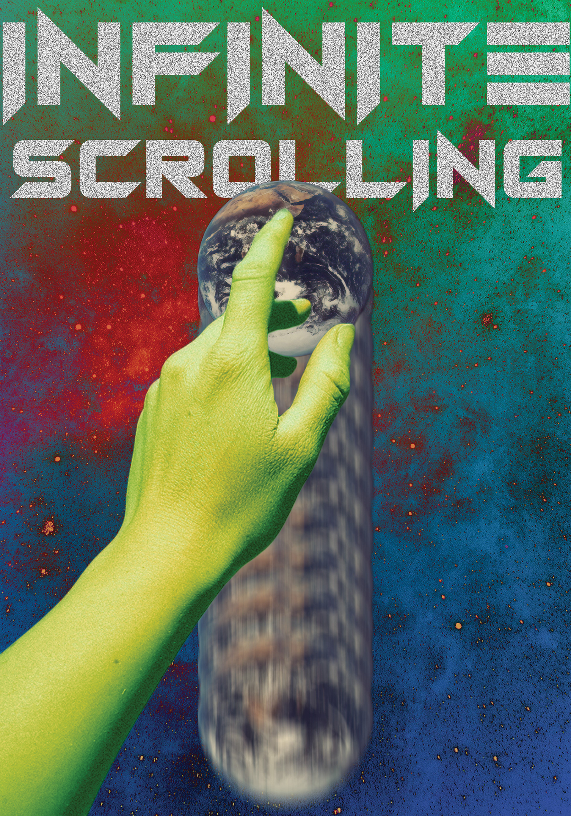 Aleksandra Łada Plakat Infinite scrolling/ II r. Grafika