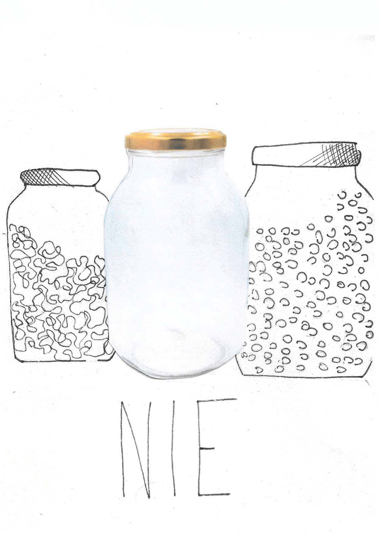 Patrycja Kondek Niczego nie zgubiłem, niczego nie znalazłem, projekt serii ilustracji, I r. SW mgr
