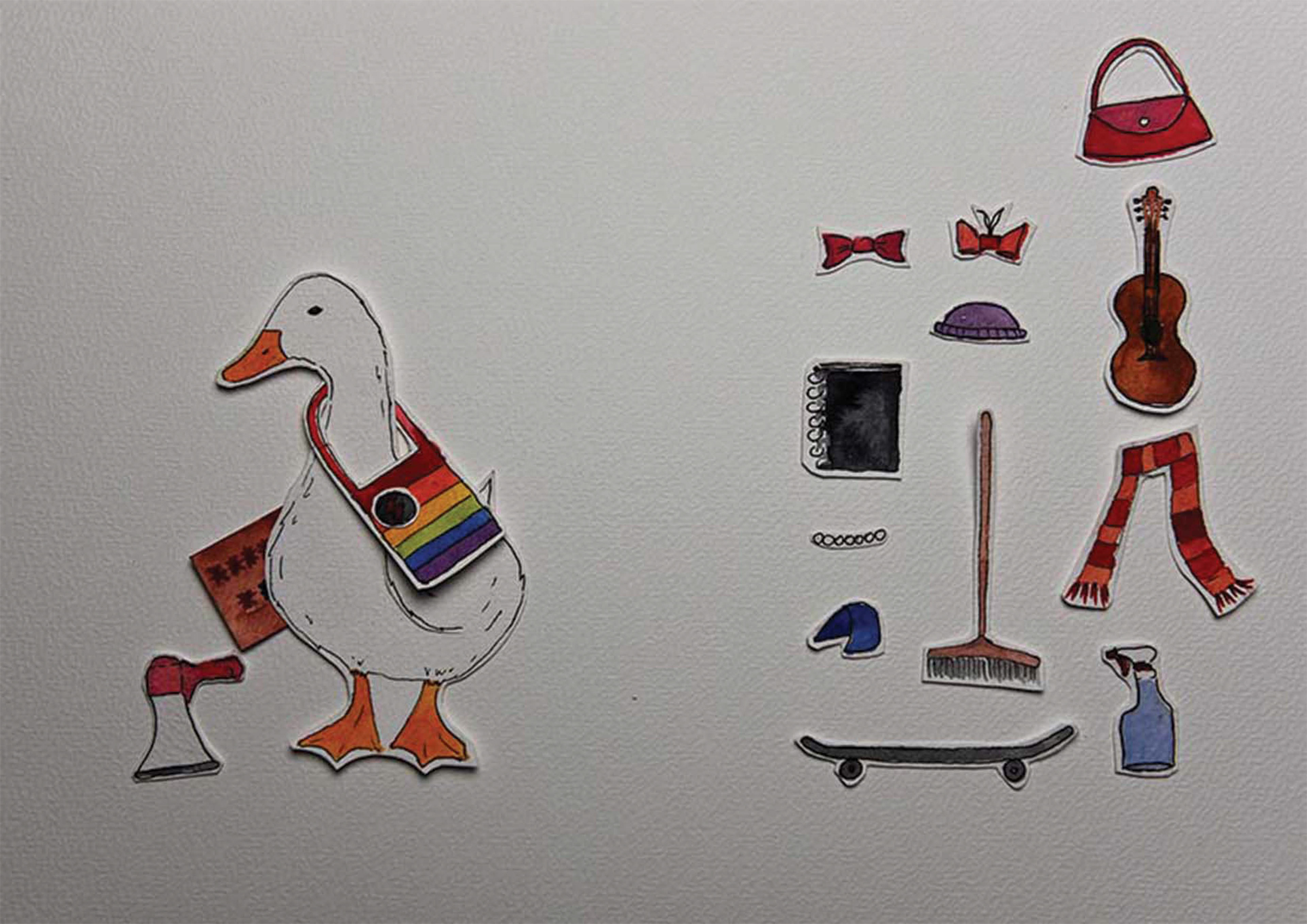 Patrycja Pustelny, Girl power - ilustracja do zina /II r. Grafika
