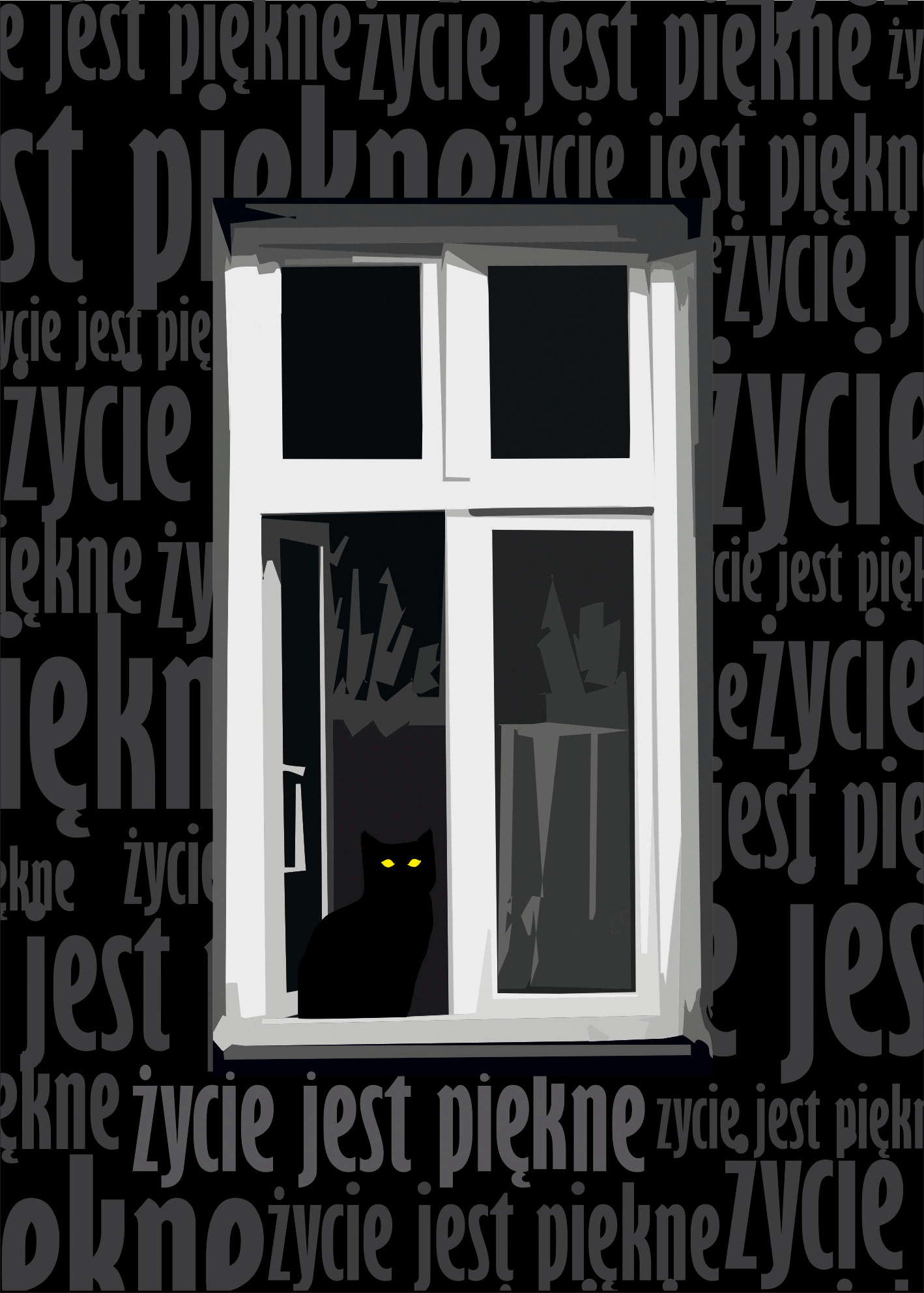 Weronika Tysz Plakat Życie jest piękne