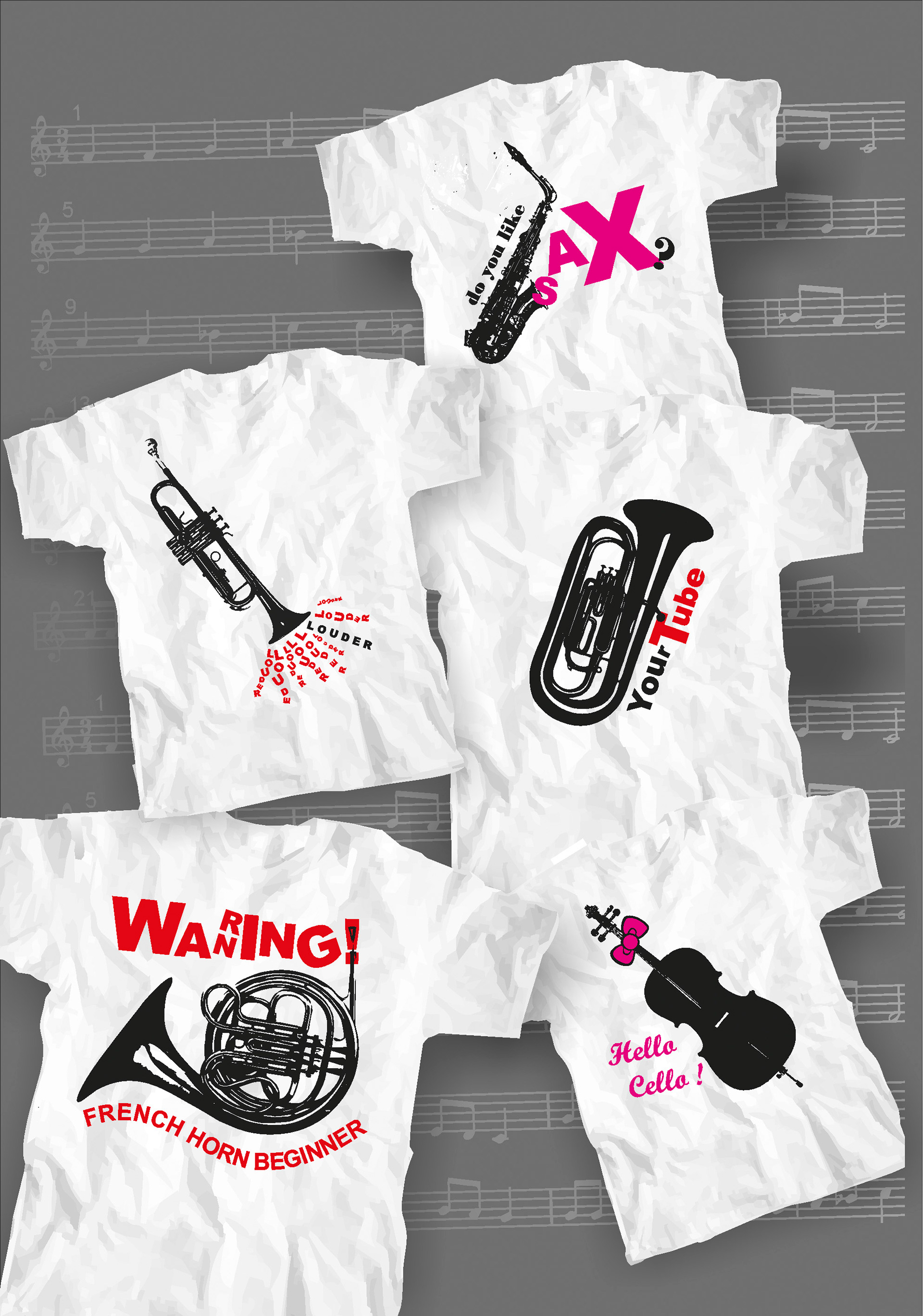 Aleksandra Mielińska Projekt koszulek