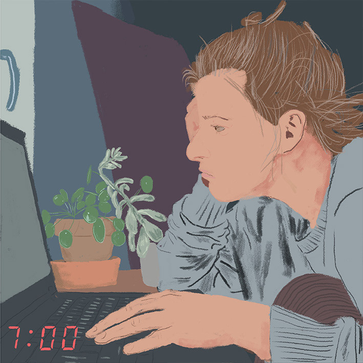 Patrycja Pustelny, Kolejny dzień /II r. Grafika