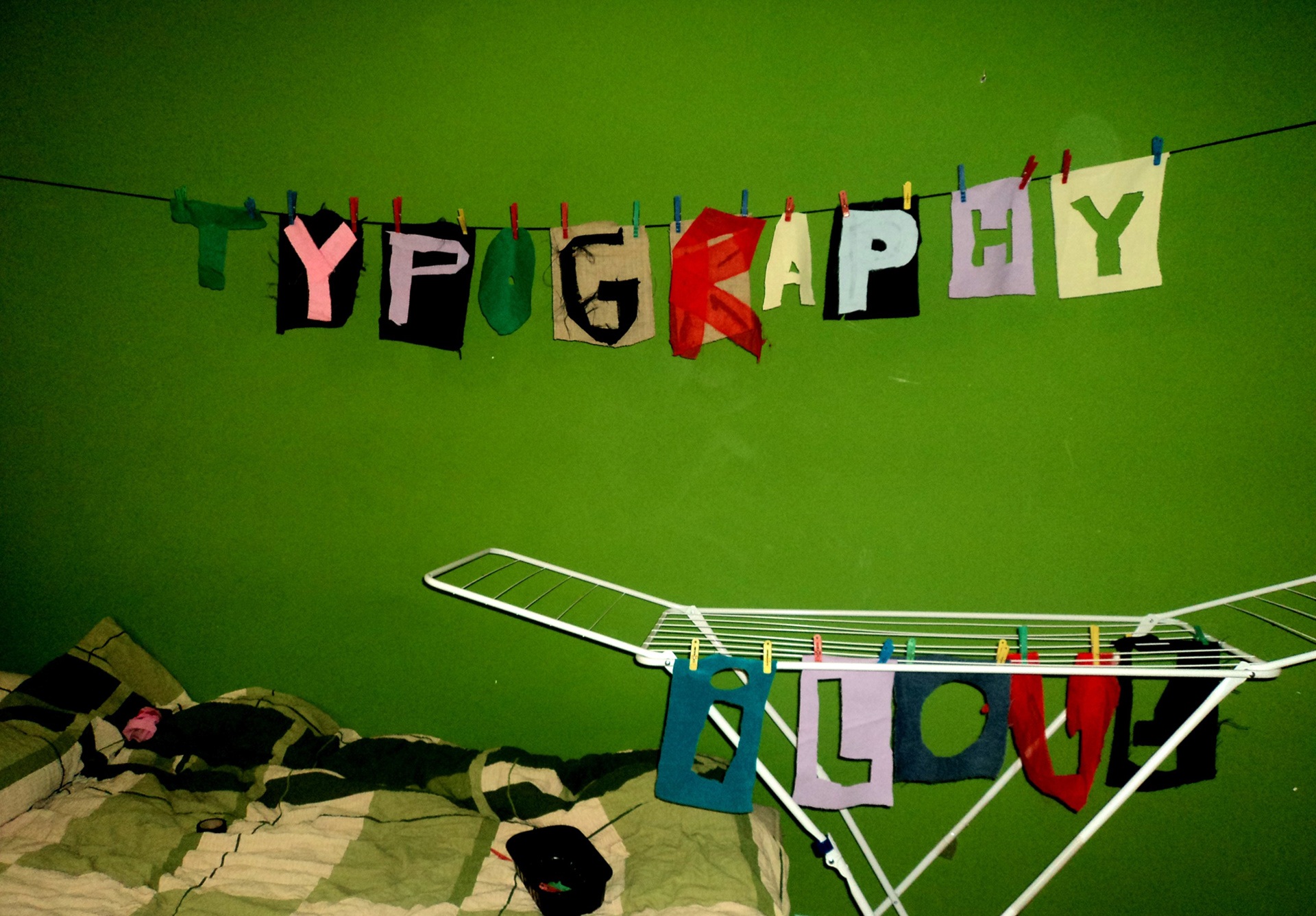 Alina Sadecka Plakat I love typography