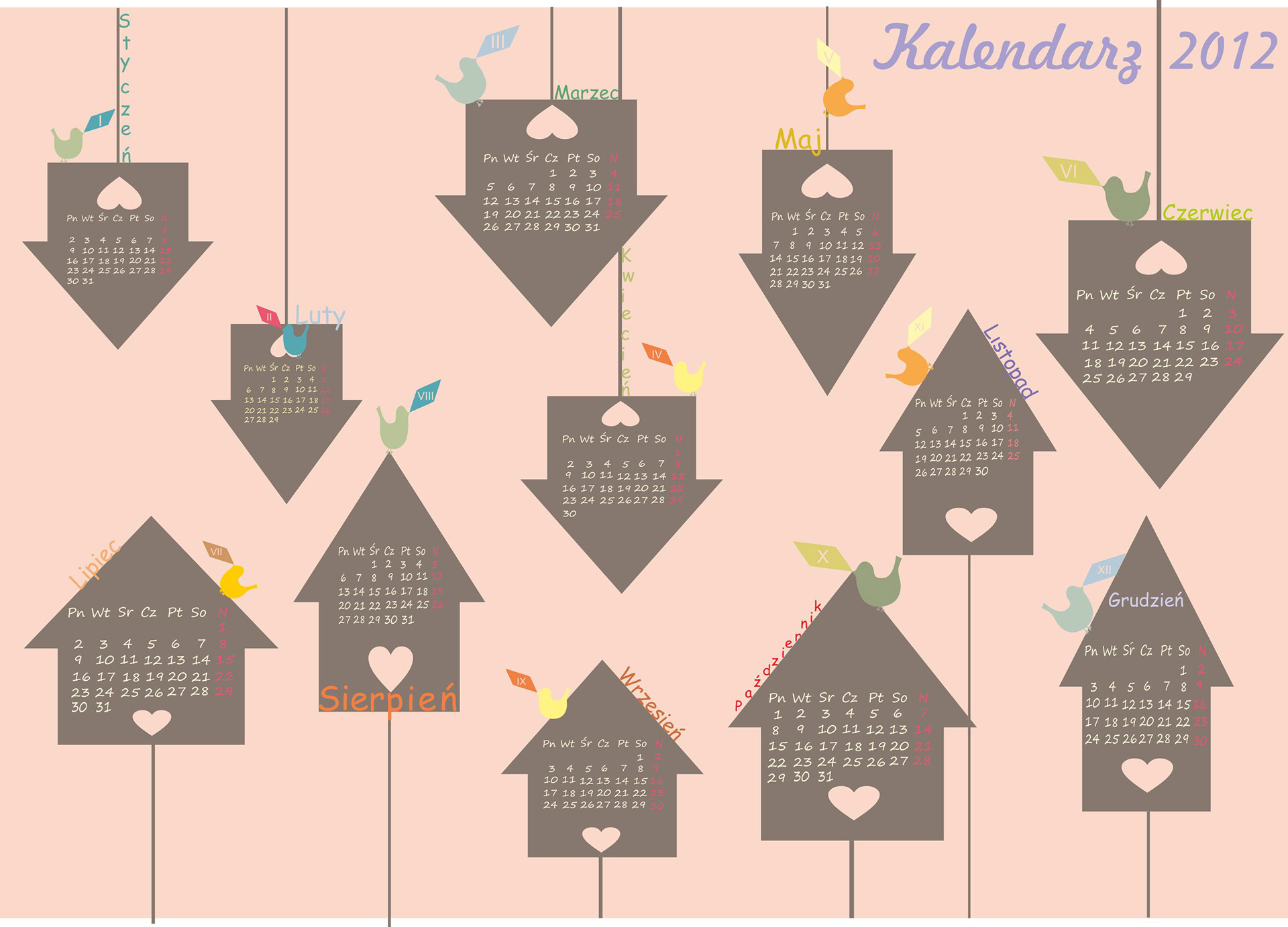 Alicja Szymkowiak Projekt Kalendarz