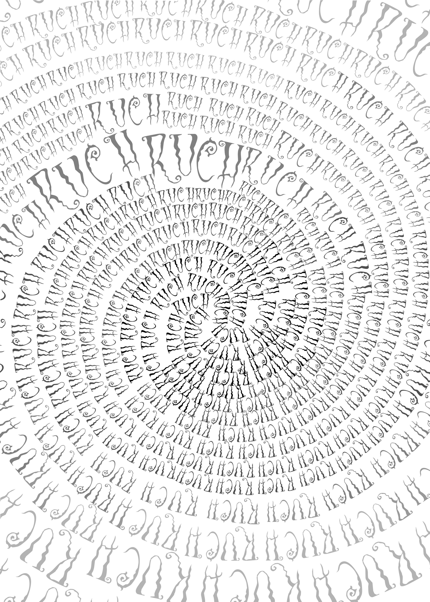 Agata Pokorna Plakat typograficzny