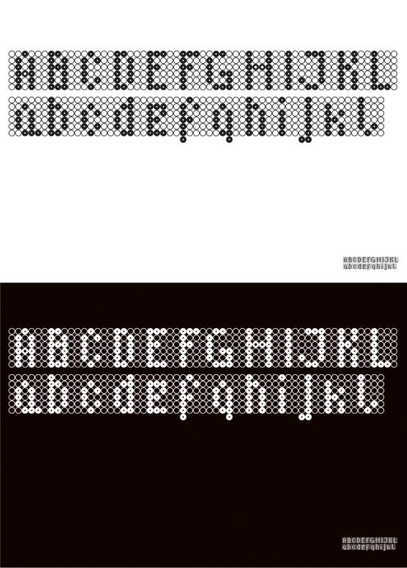 Alicja Szymkowiak, Projekt liter