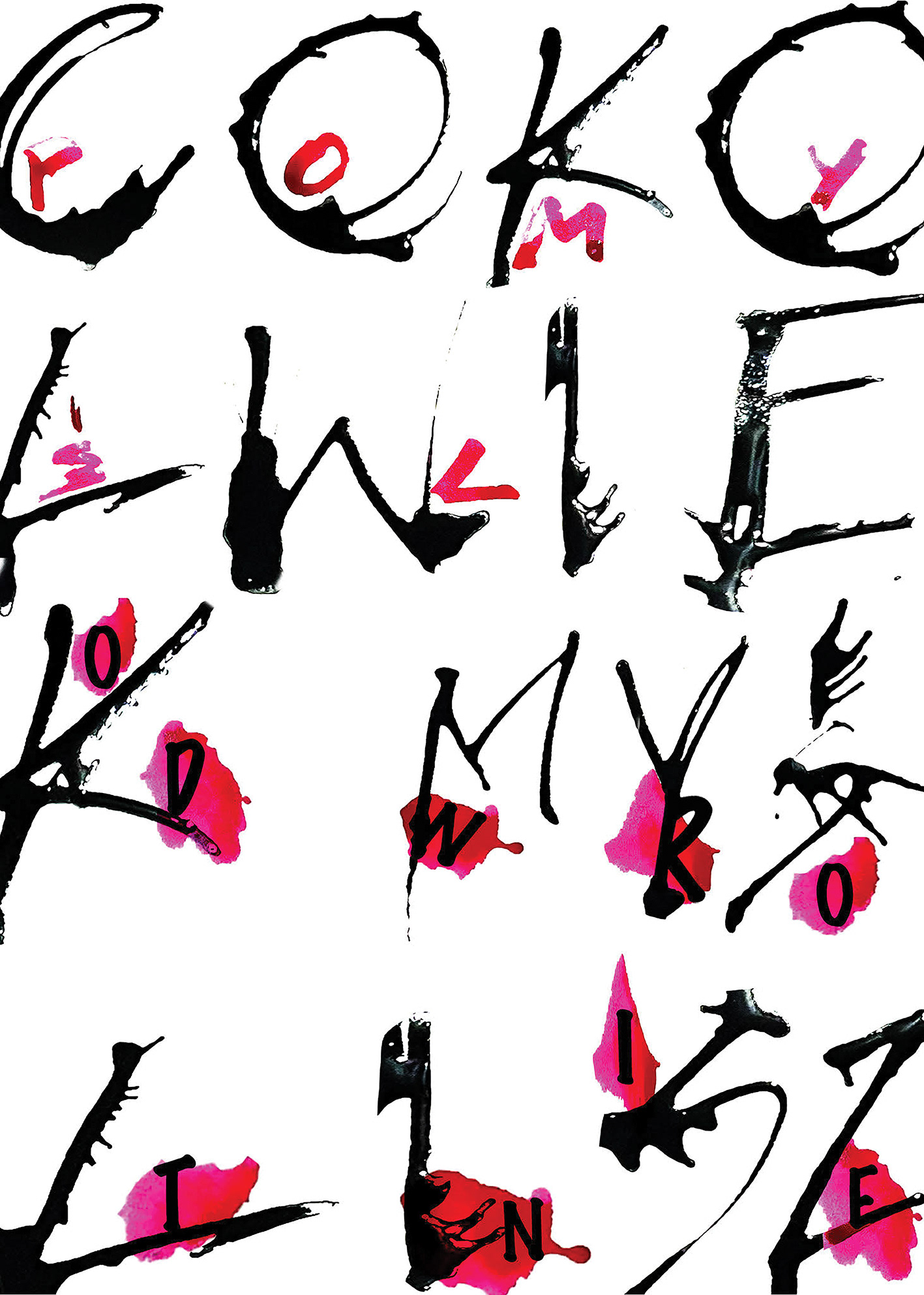 Marcelina Krupa, II r. SW, Hand lettering poster