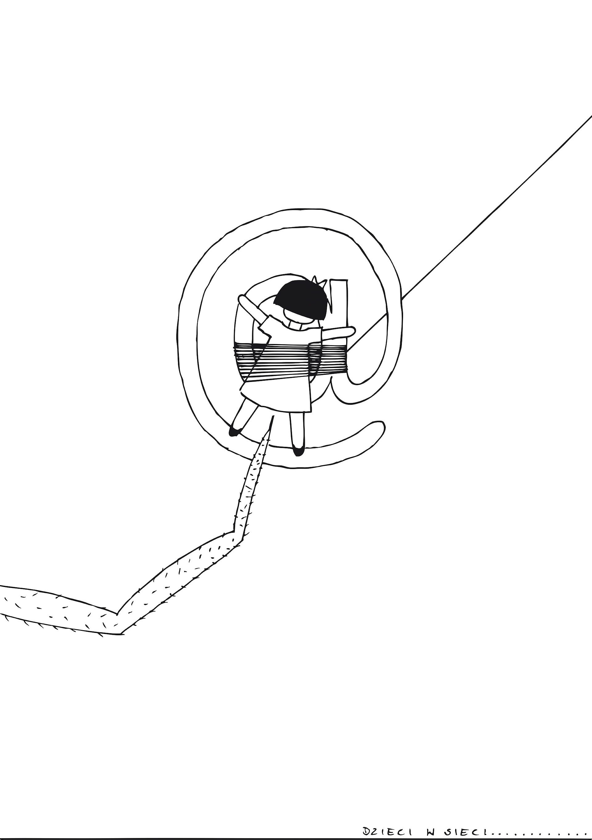 Sylwia Piłka Plakat Dzieci w sieci