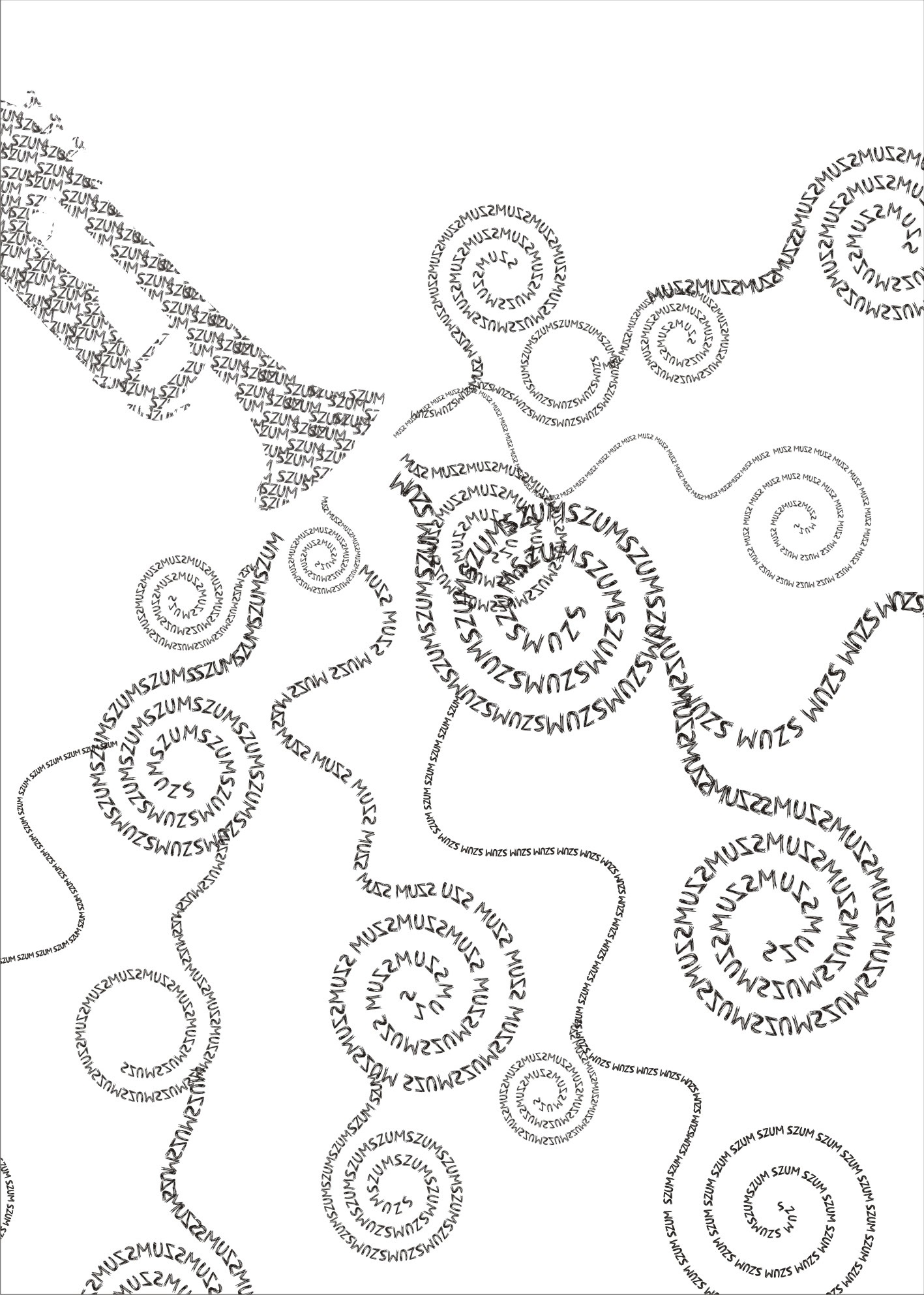 Paula Malewska Plakat typograficzny