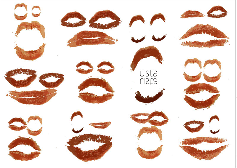 Michalina Walicht, Plakat „Od przestrzeni do płaszczyzny -  usta-usta”