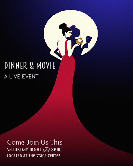 DINNER EVENT POSTER AD 