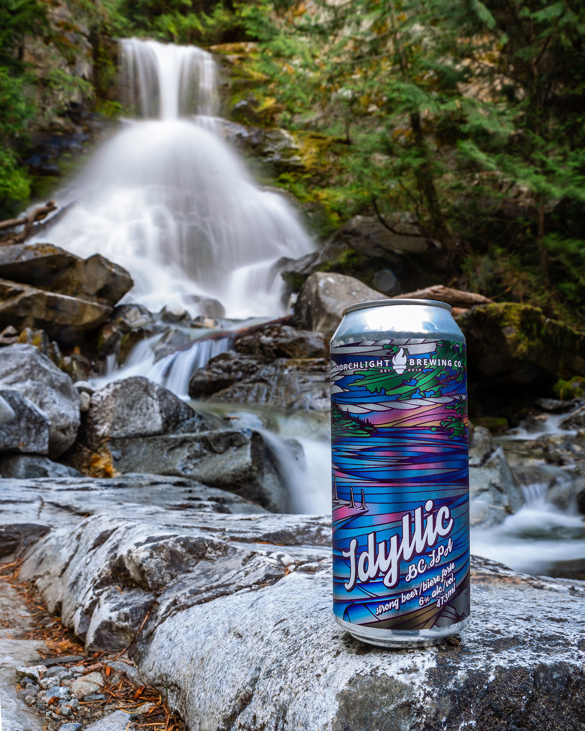 Idyllic Waterfall