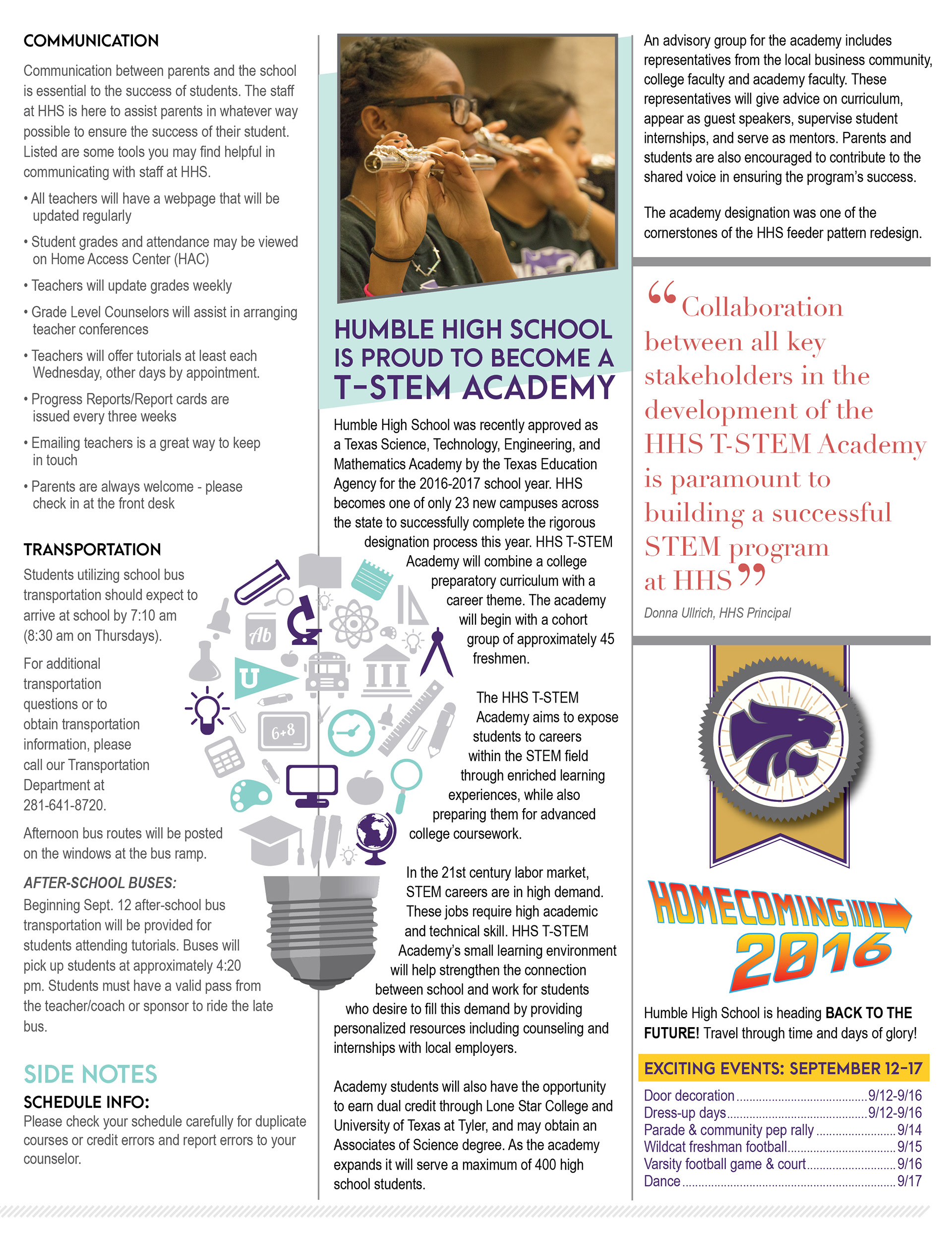 Humble ISD Quarterly Newsletter