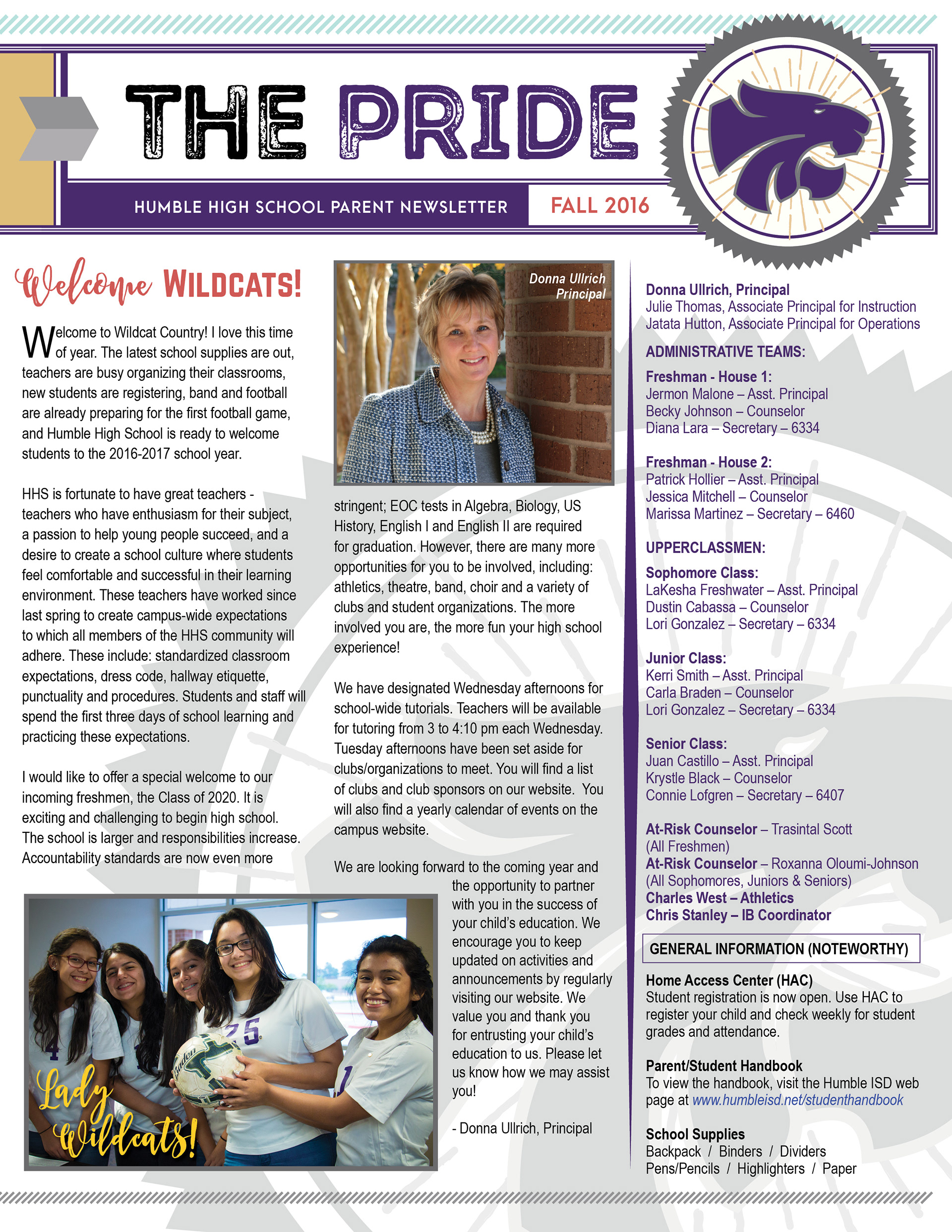 Humble ISD Quarterly Newsletter