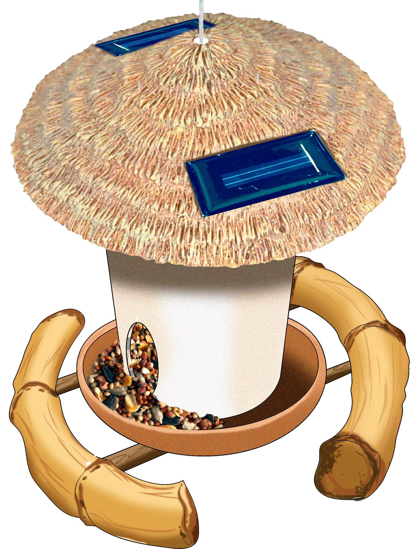 SOLAR BIRD FEEDER CONCEPT