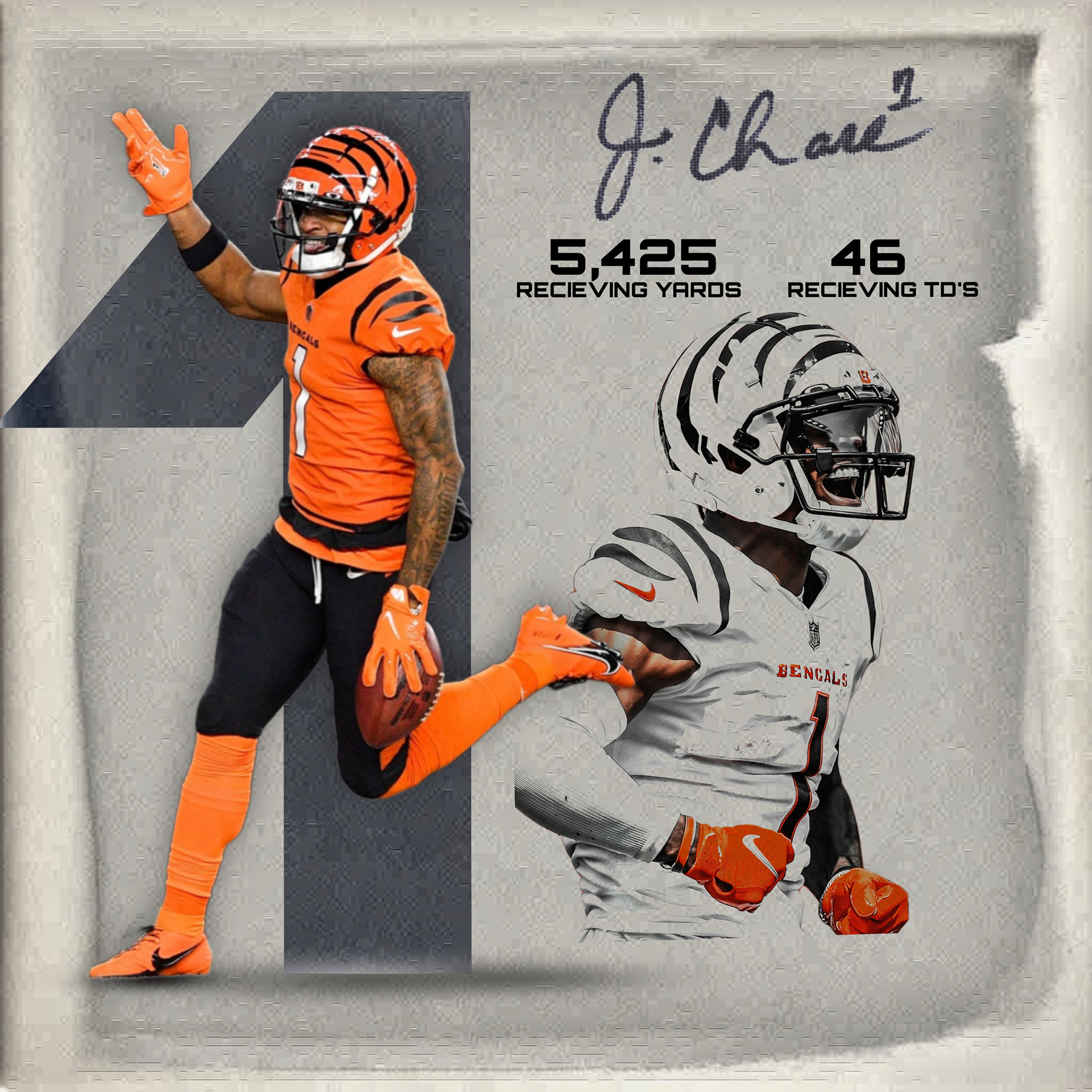 NFL Player Stat Graphic 