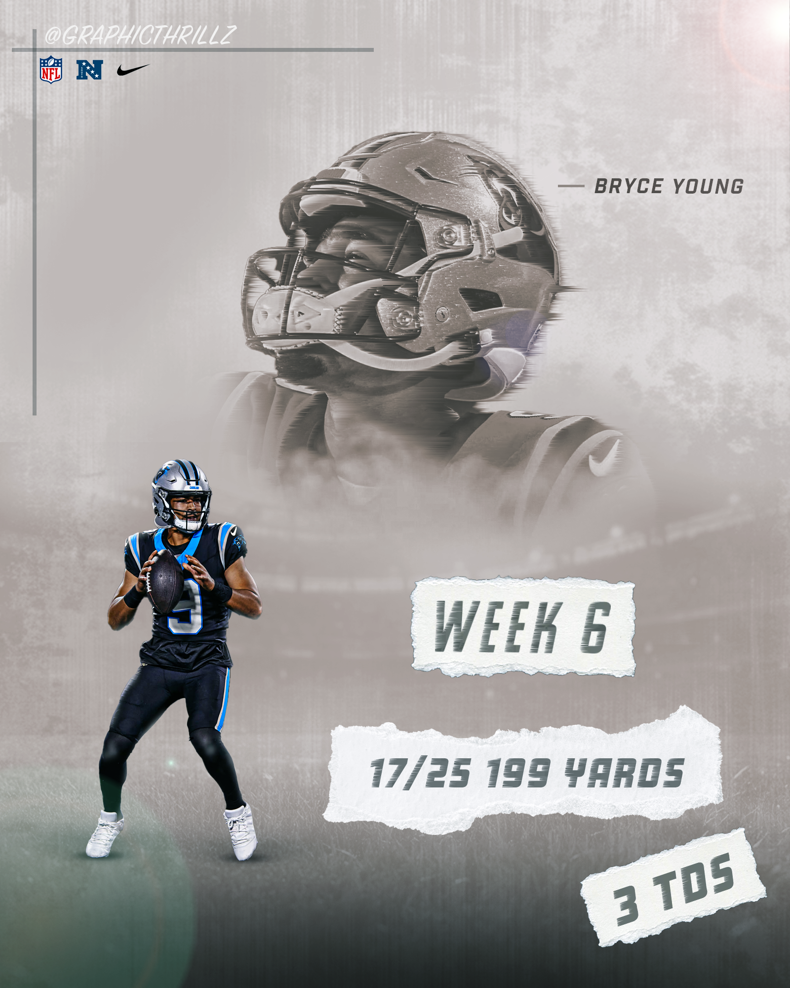 NFL Player Stat Graphic 