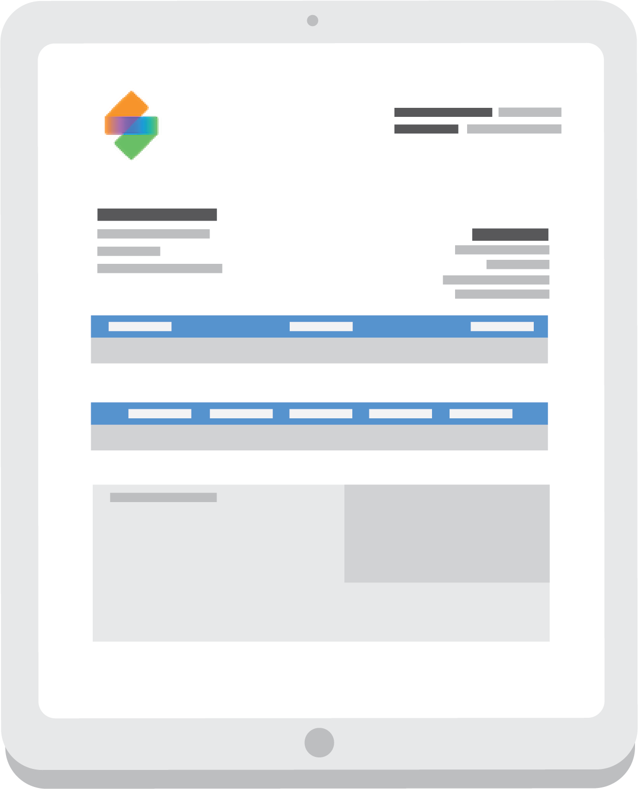 iPad Invoicing