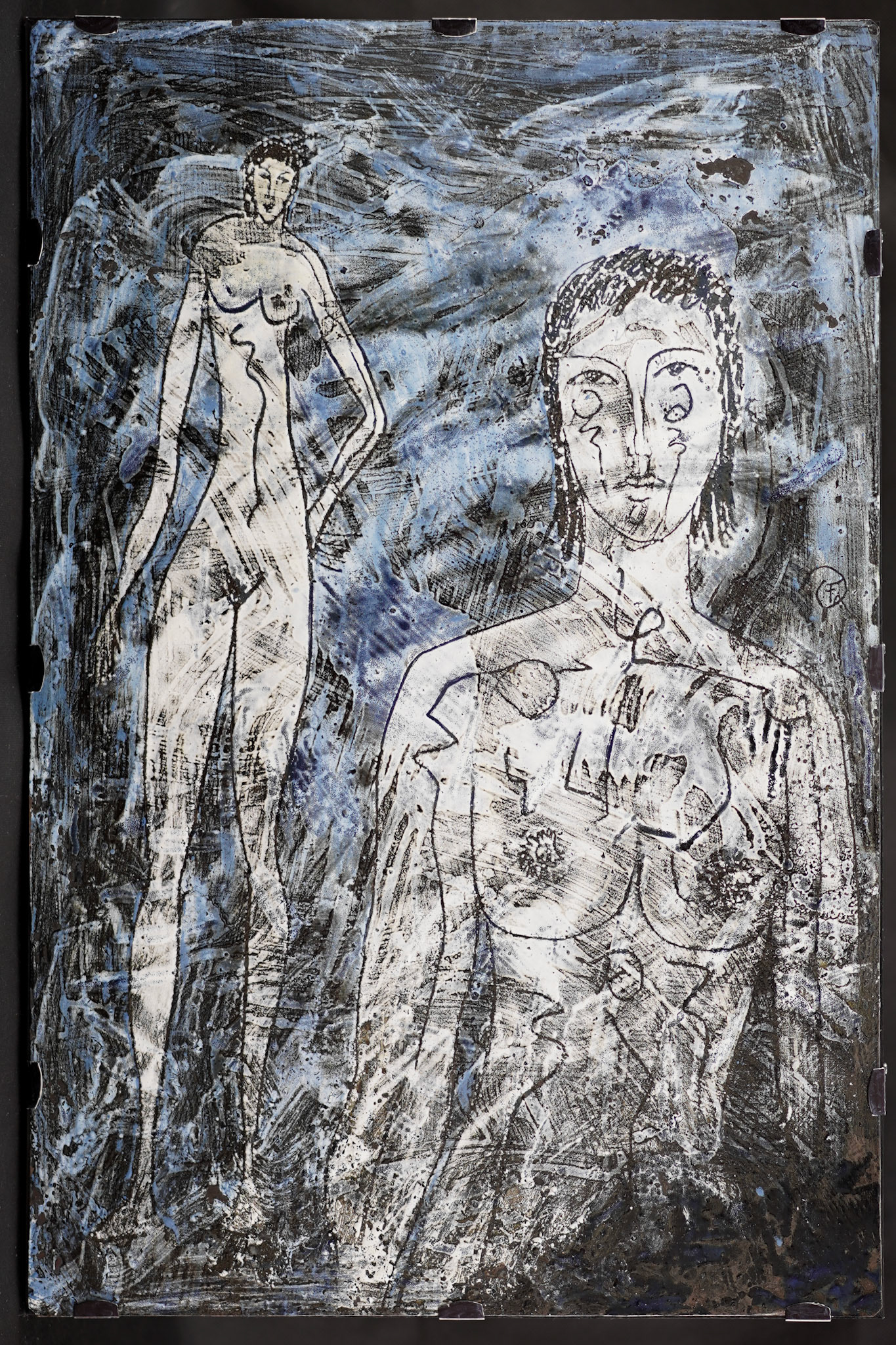 C007 (58 x 40 cm) Esmalte sobre metal