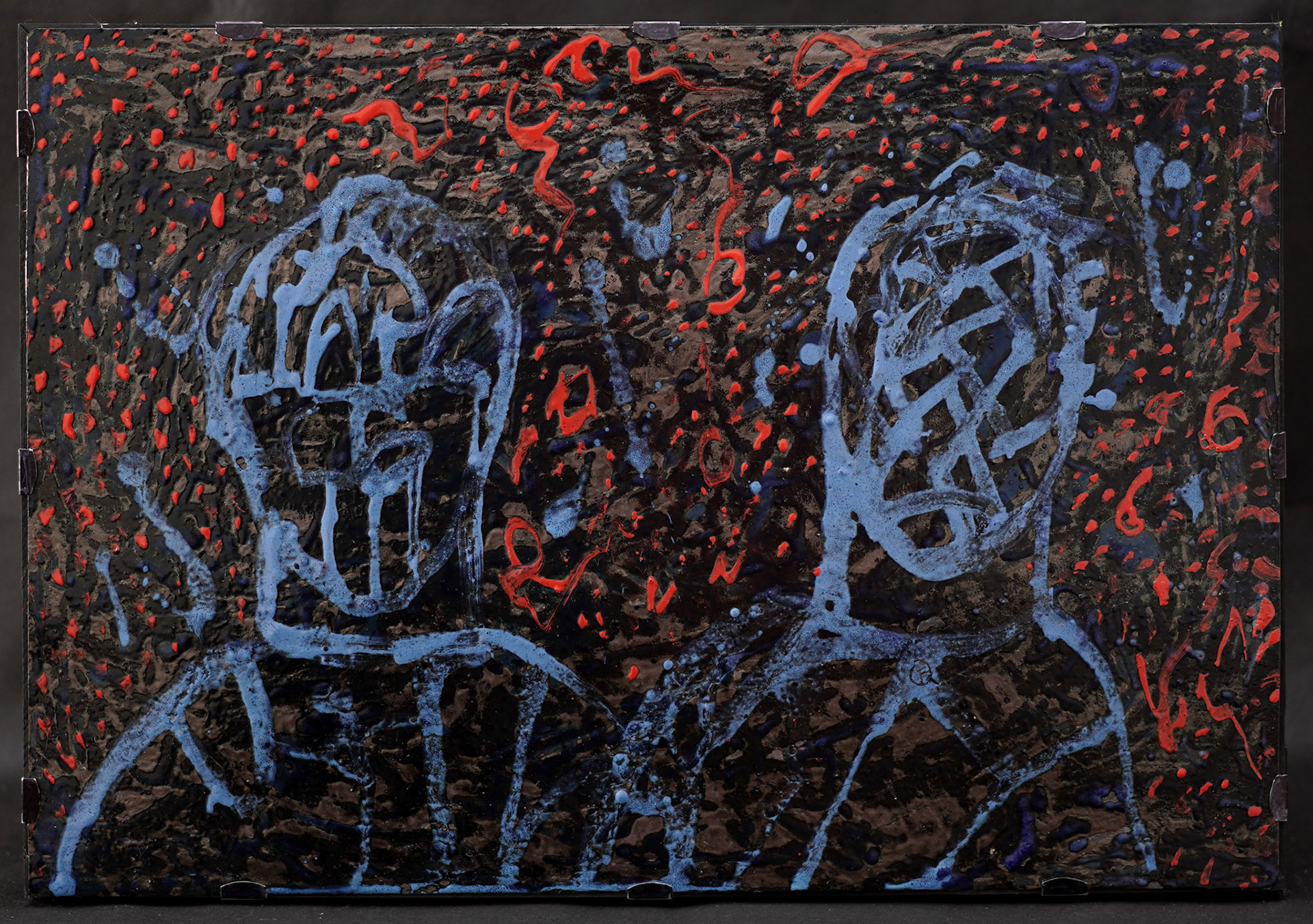C0010 (40.1 x 58.1 cm) Esmalte sobre metal.