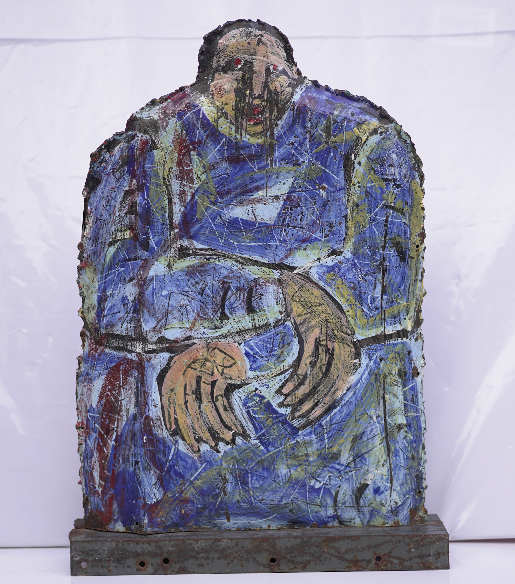 Esmalte sobre metal. Escultura