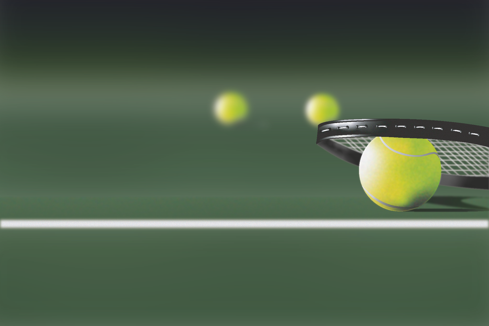 Tennis Court Artwork