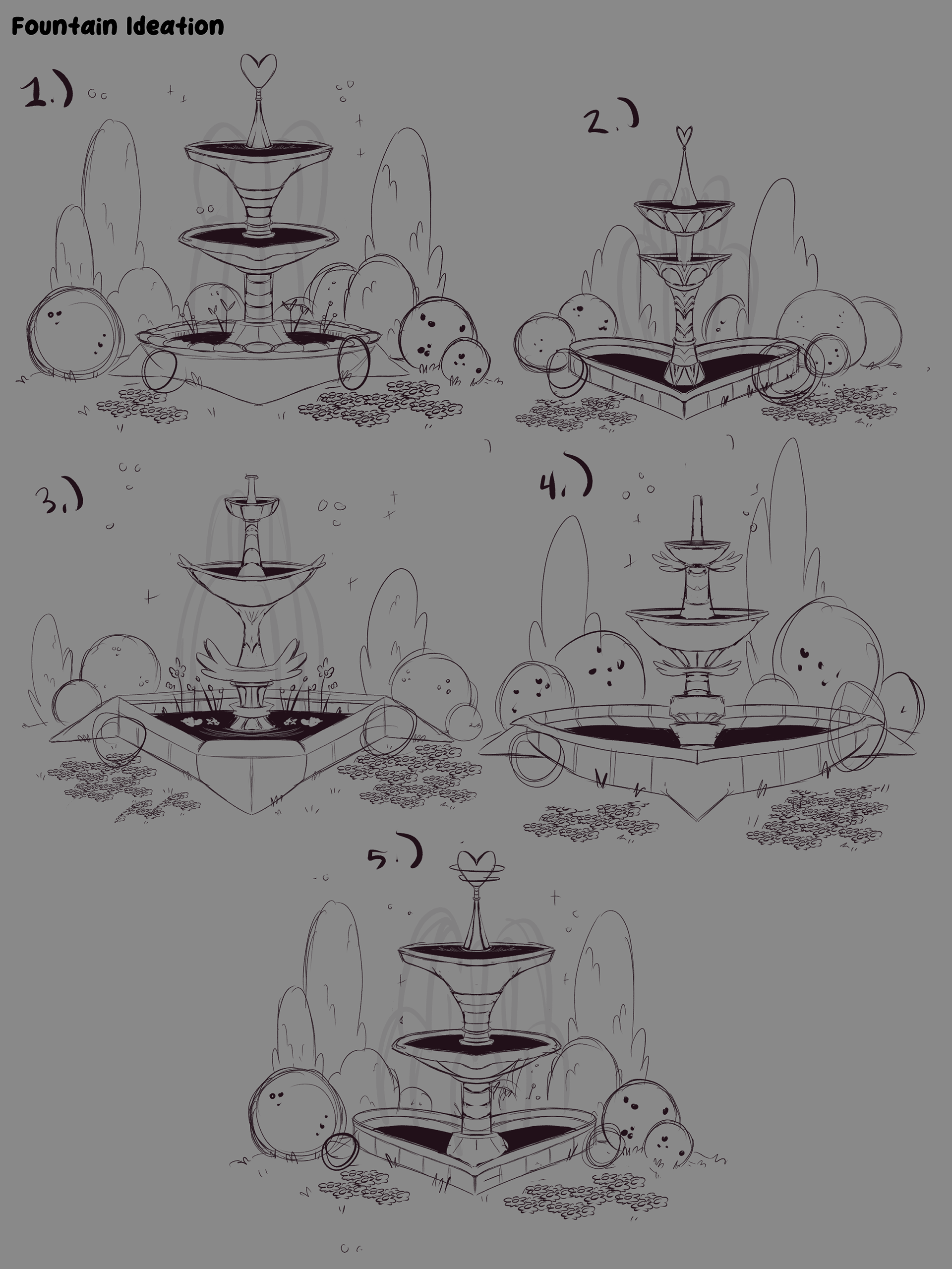 Park Fountain Ideation