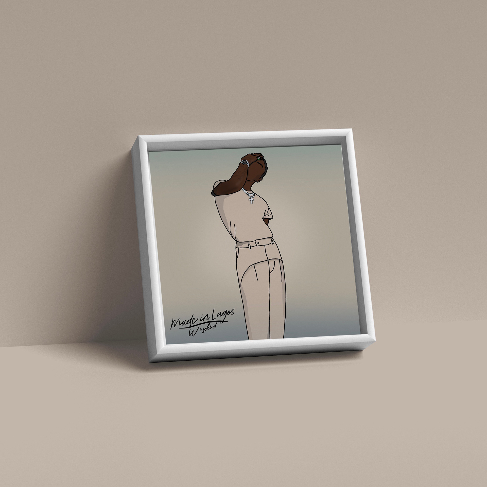 Wizkid - Made In Lagos / Album Poster Illustration