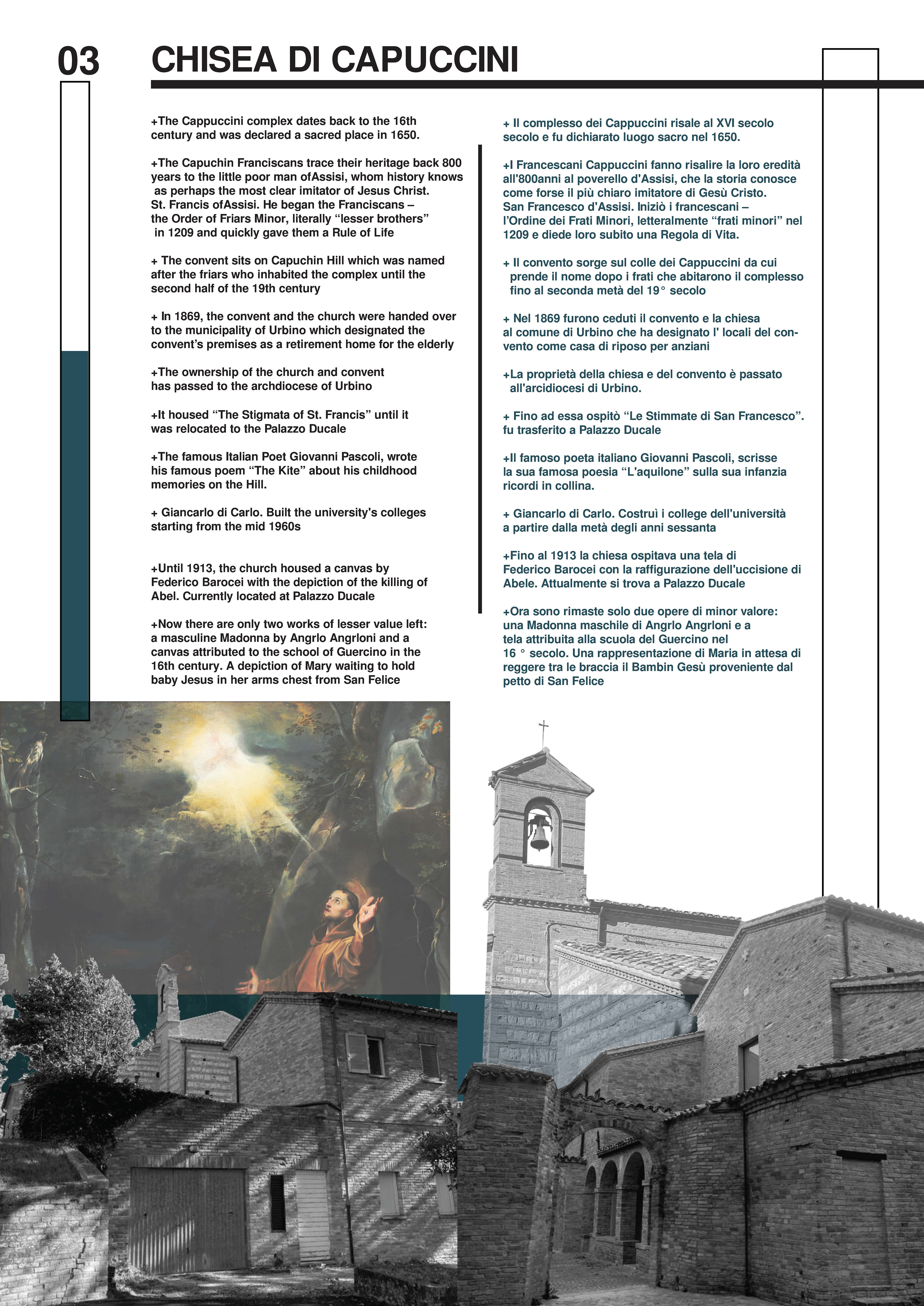 History of the Capuccini Complex