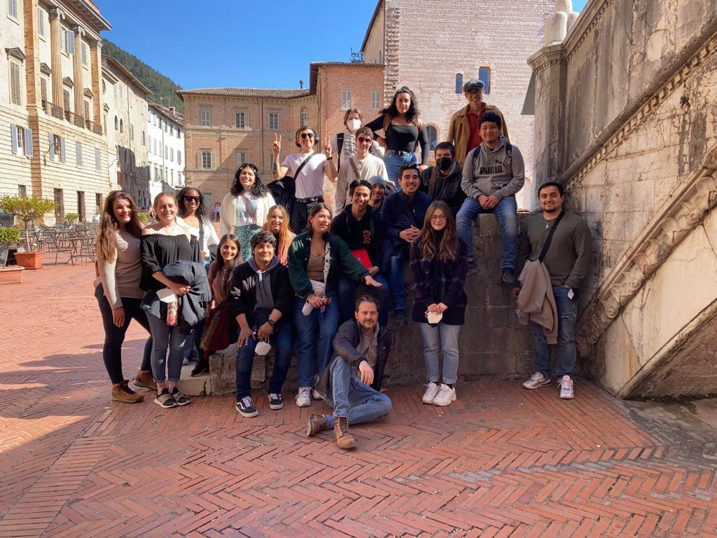 Students visit Gubbio