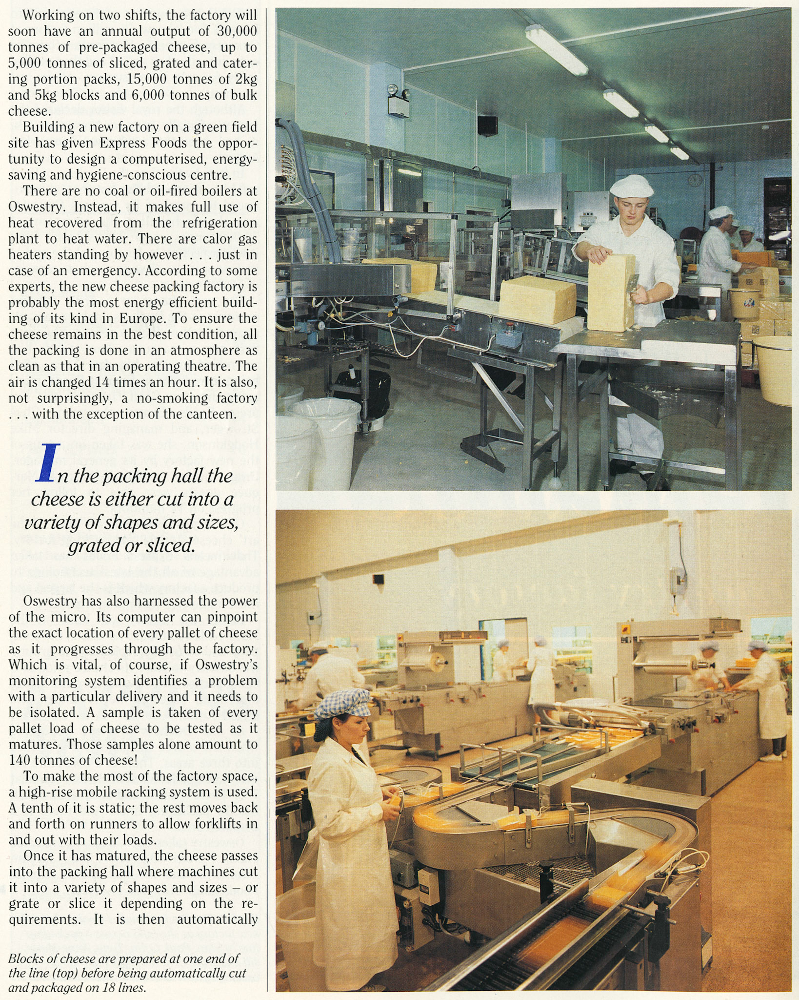 1988 Duchess of Kent opens Oswestry factory
