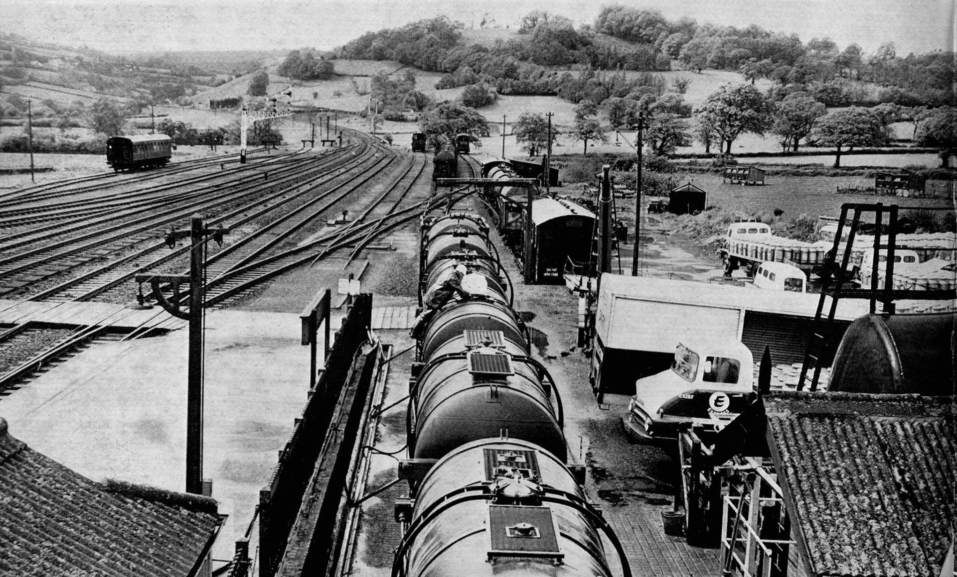 1965 "Starting point: the tree-encrusted pastures of Seaton Junction." (Express News Summer/Autumn)