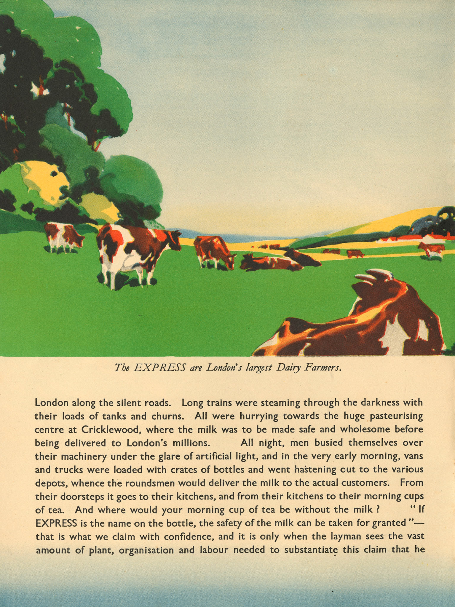 1930's 'While London Sleeps' Booklet