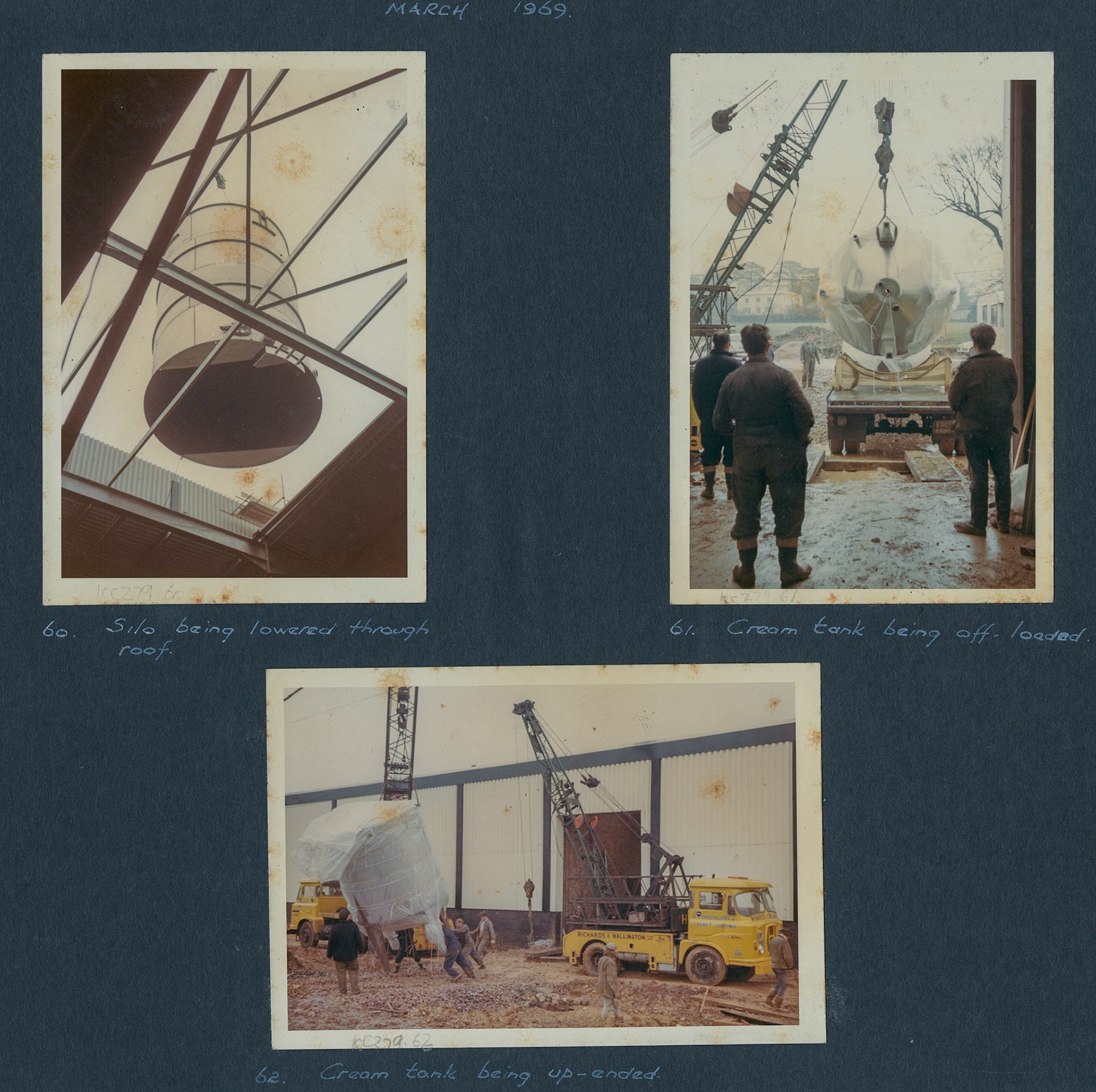 1968 A Photographic Record of the Construction of the Creamery (Courtesy Allhallows Museum, Honiton)