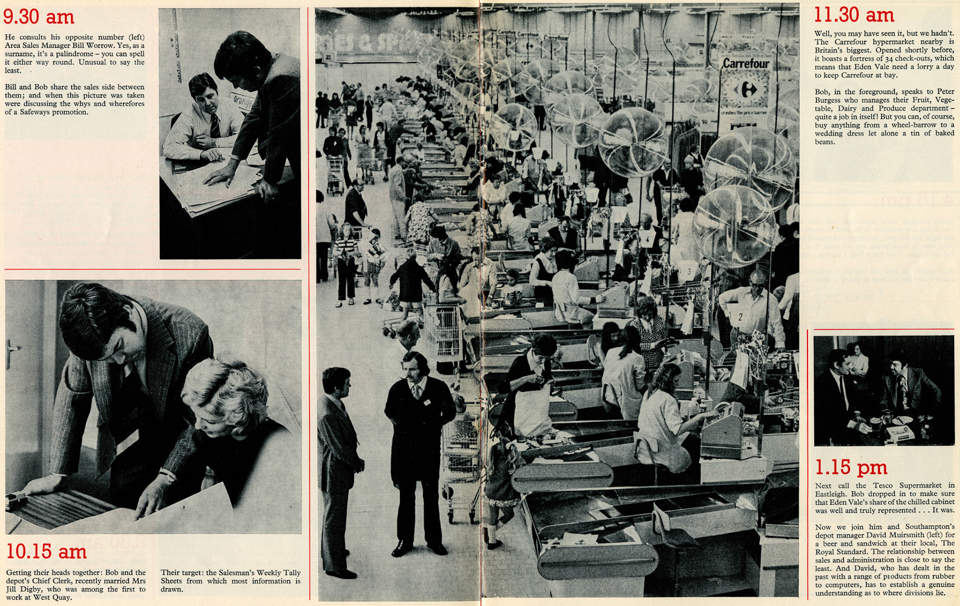 1974 A Day in the Life of Bob Greatorex, Eden Vale Area Sales Manager